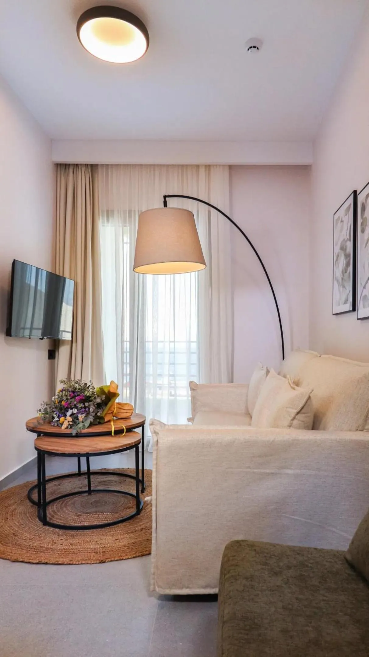 Living room in LIMNI Boutique Experience Evia