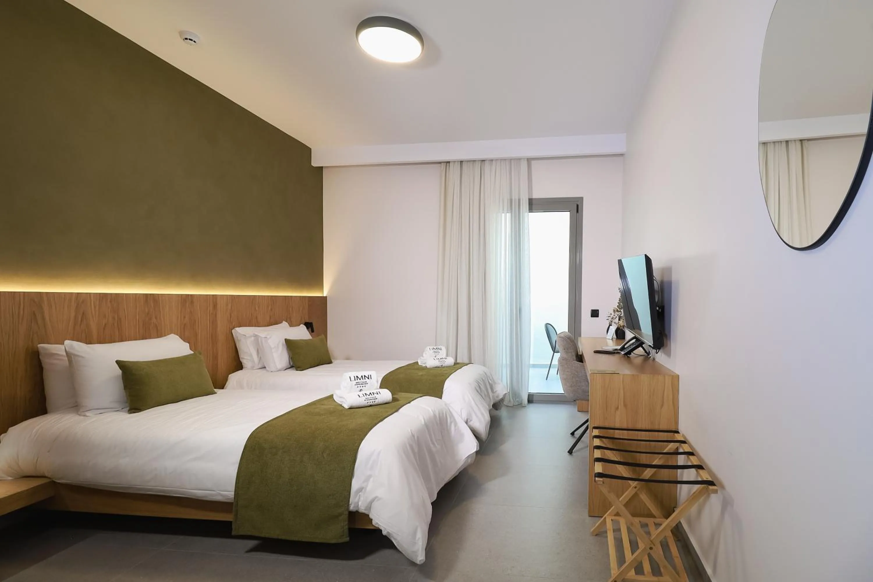 Bedroom, Bed in LIMNI Boutique Experience Evia