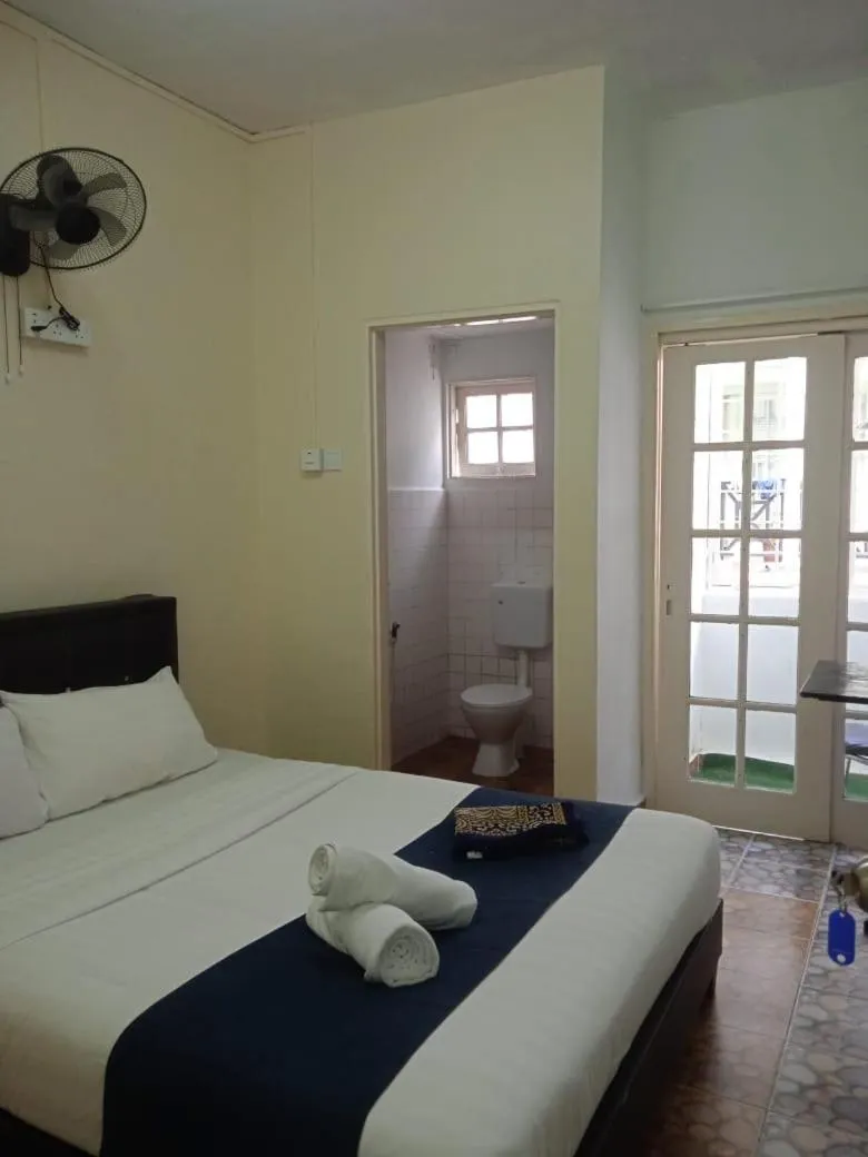 Bed in Cool view budget hotel