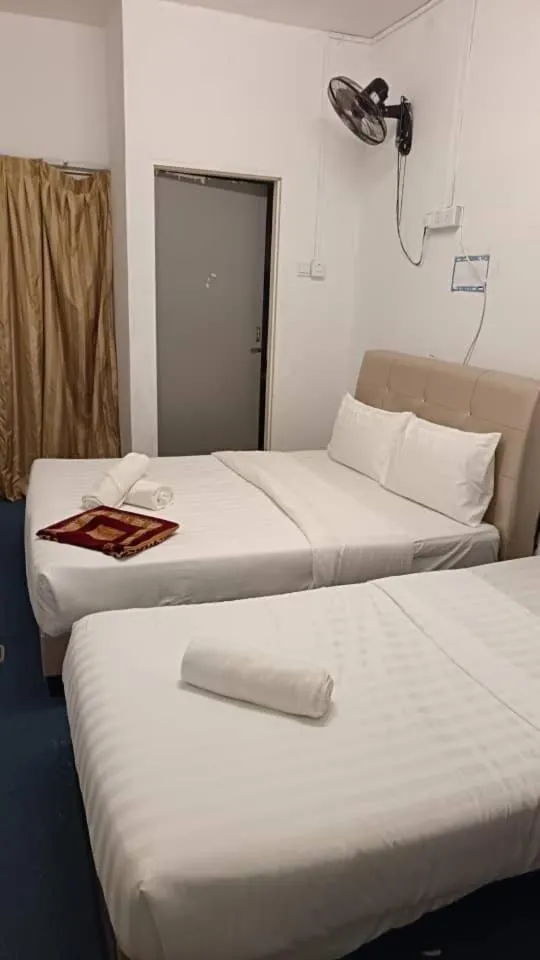 Bed in Cool view budget hotel