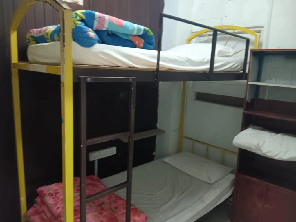 Bed in Cool view budget hotel