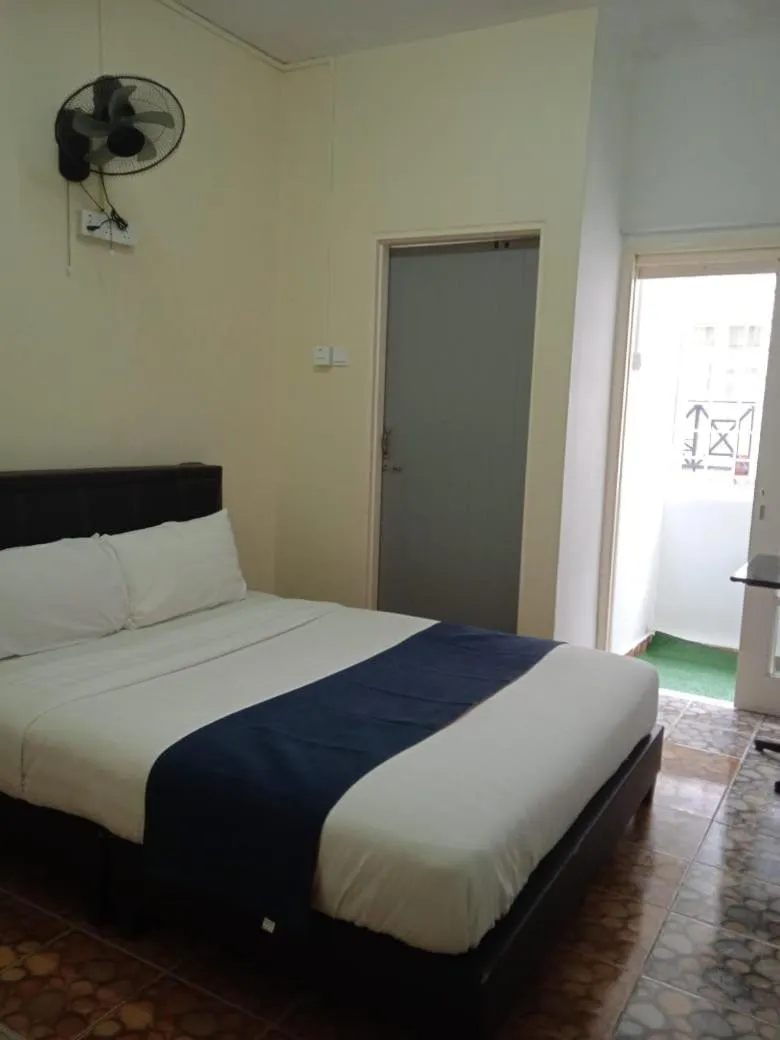 Bed in Cool view budget hotel