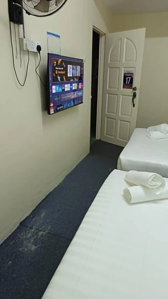 Bed in Cool view budget hotel