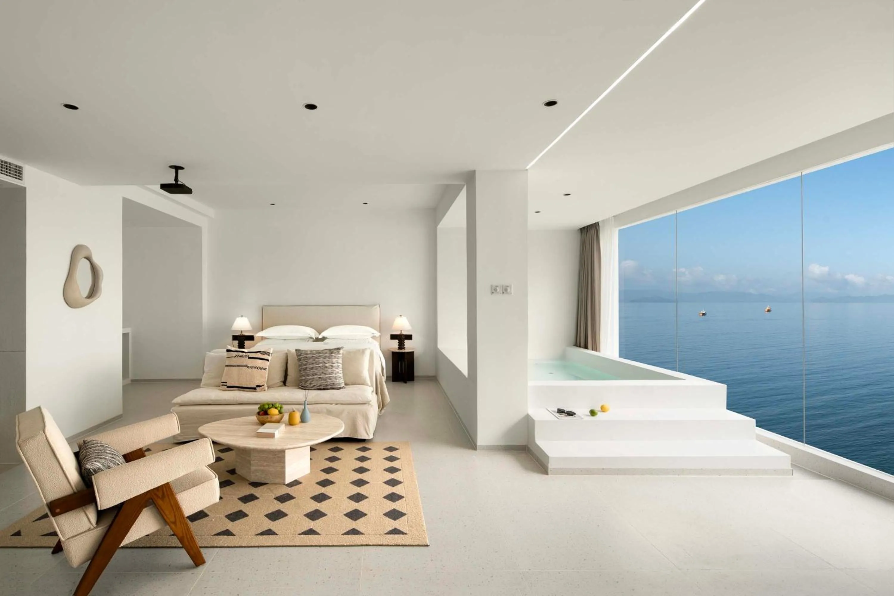 Natural landscape, Bed in Shenzhen GuanHu Secret Wild Reef Seaview Hotel