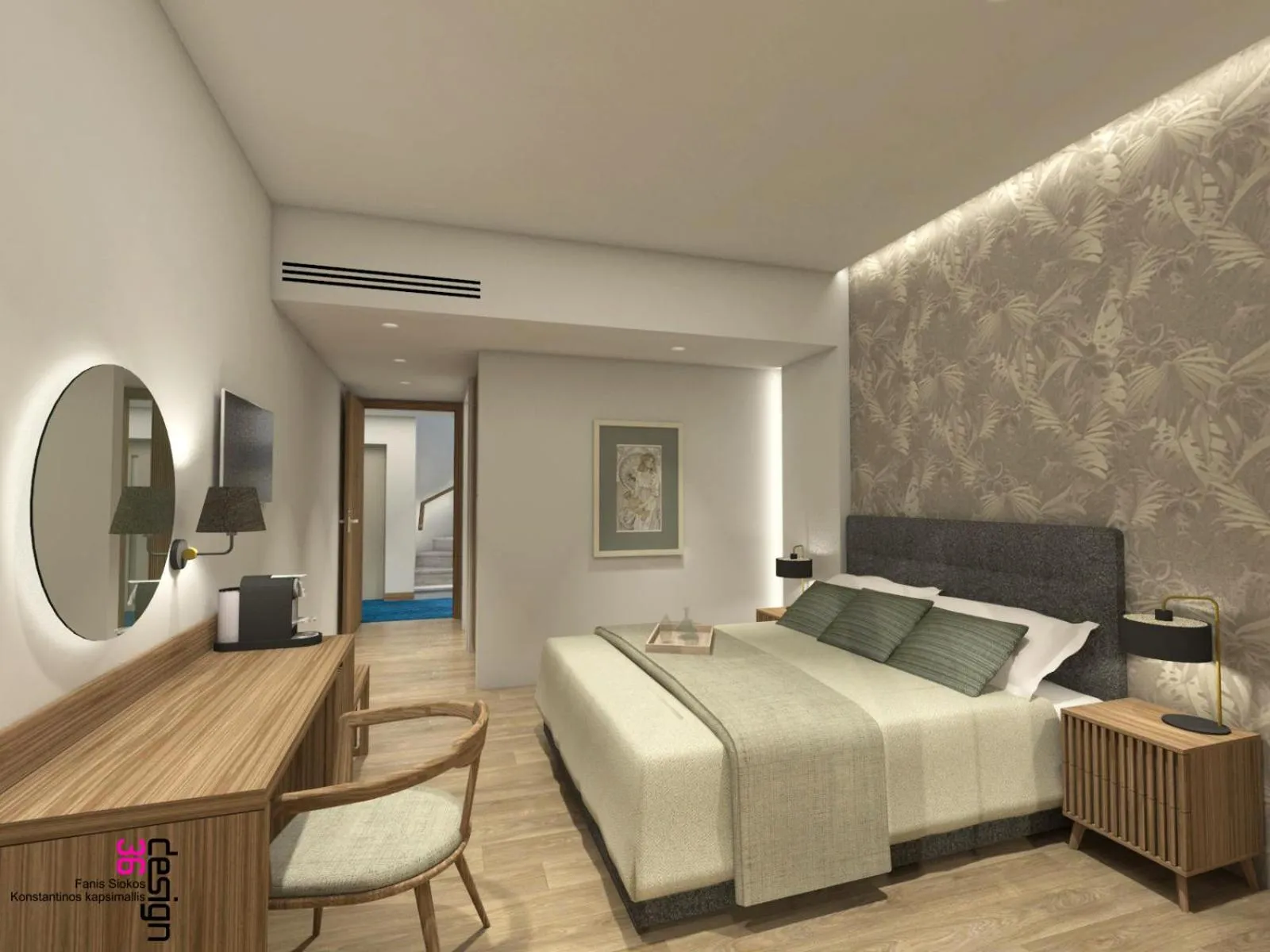 Photo of the whole room in Zein Boutique Athens hotel