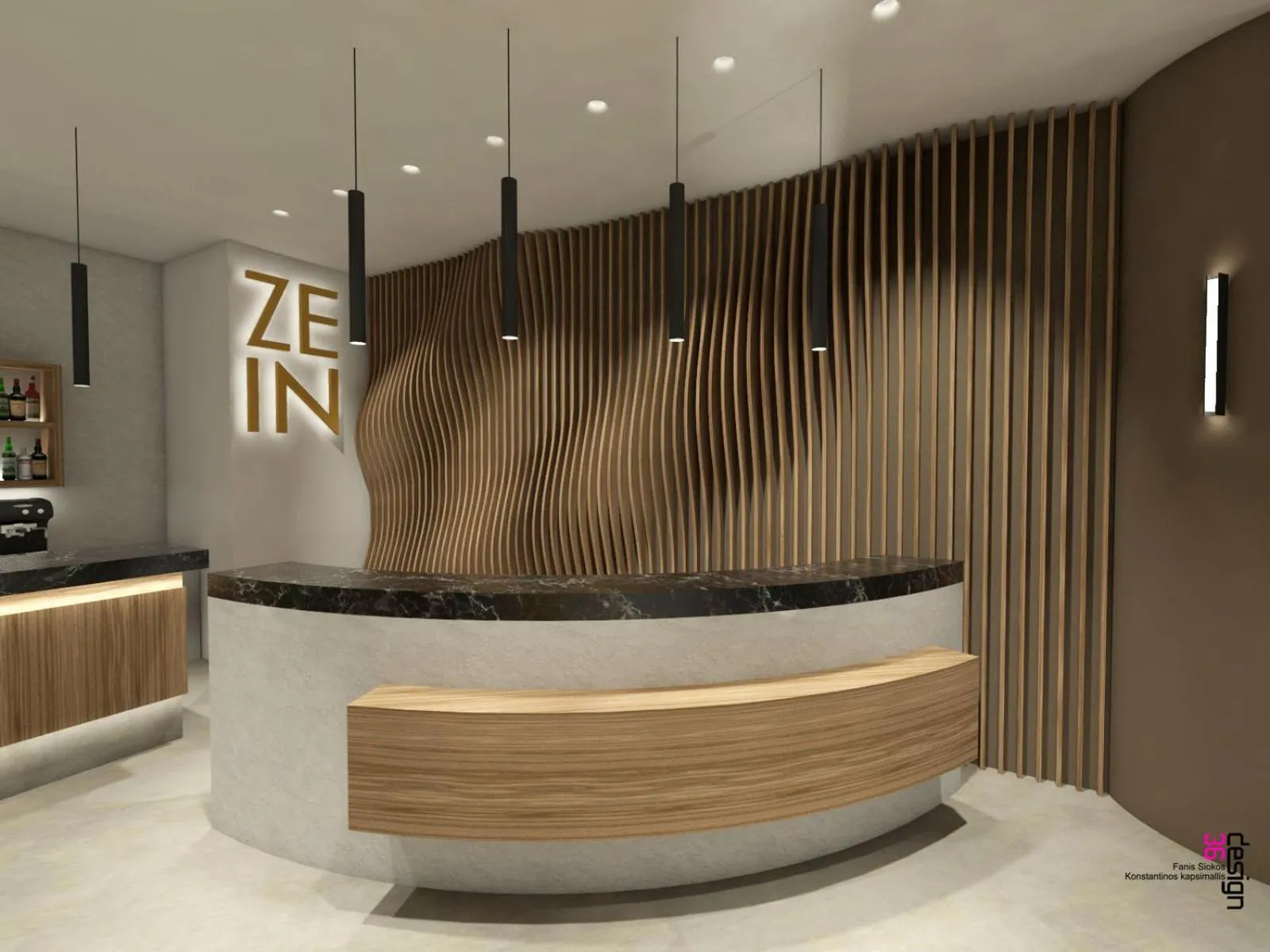 Lobby or reception in Zein Boutique Athens hotel