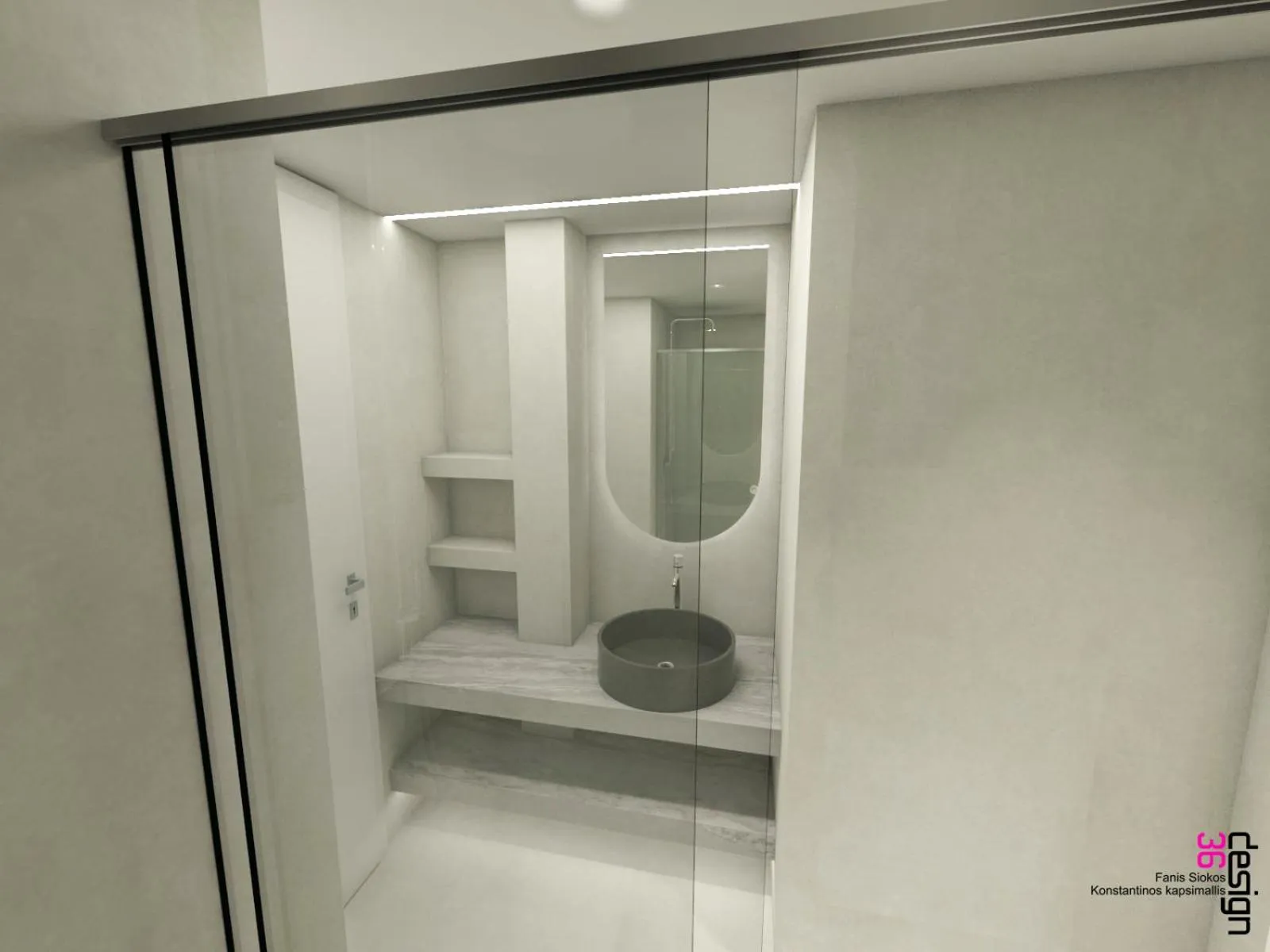 Bathroom in Zein Boutique Athens hotel