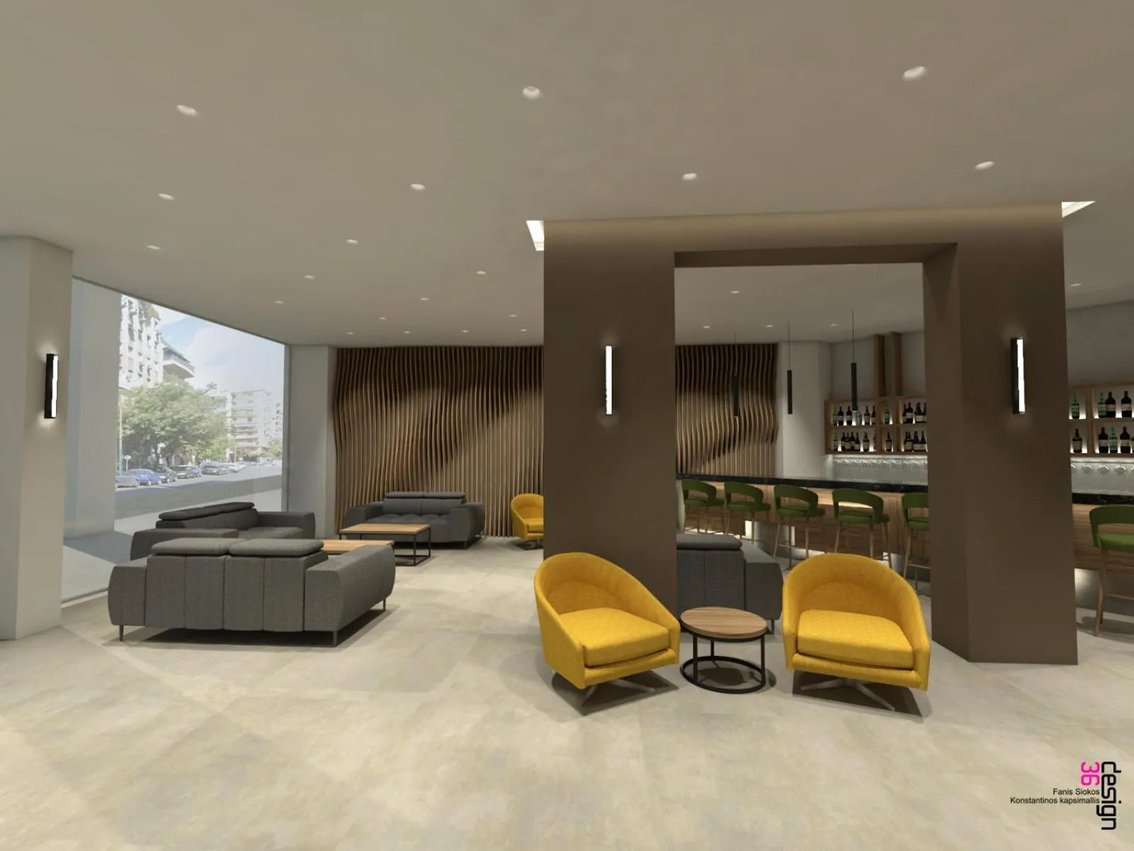 Lobby or reception in Zein Boutique Athens hotel