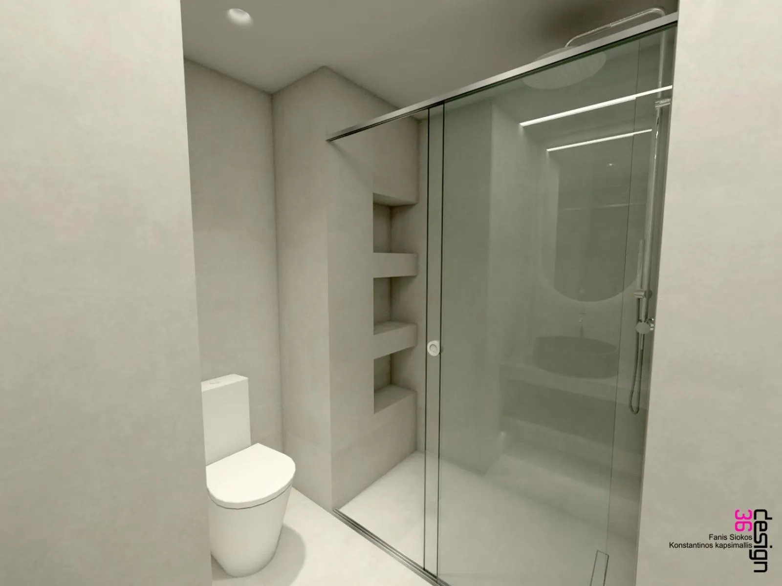 Bathroom in Zein Boutique Athens hotel