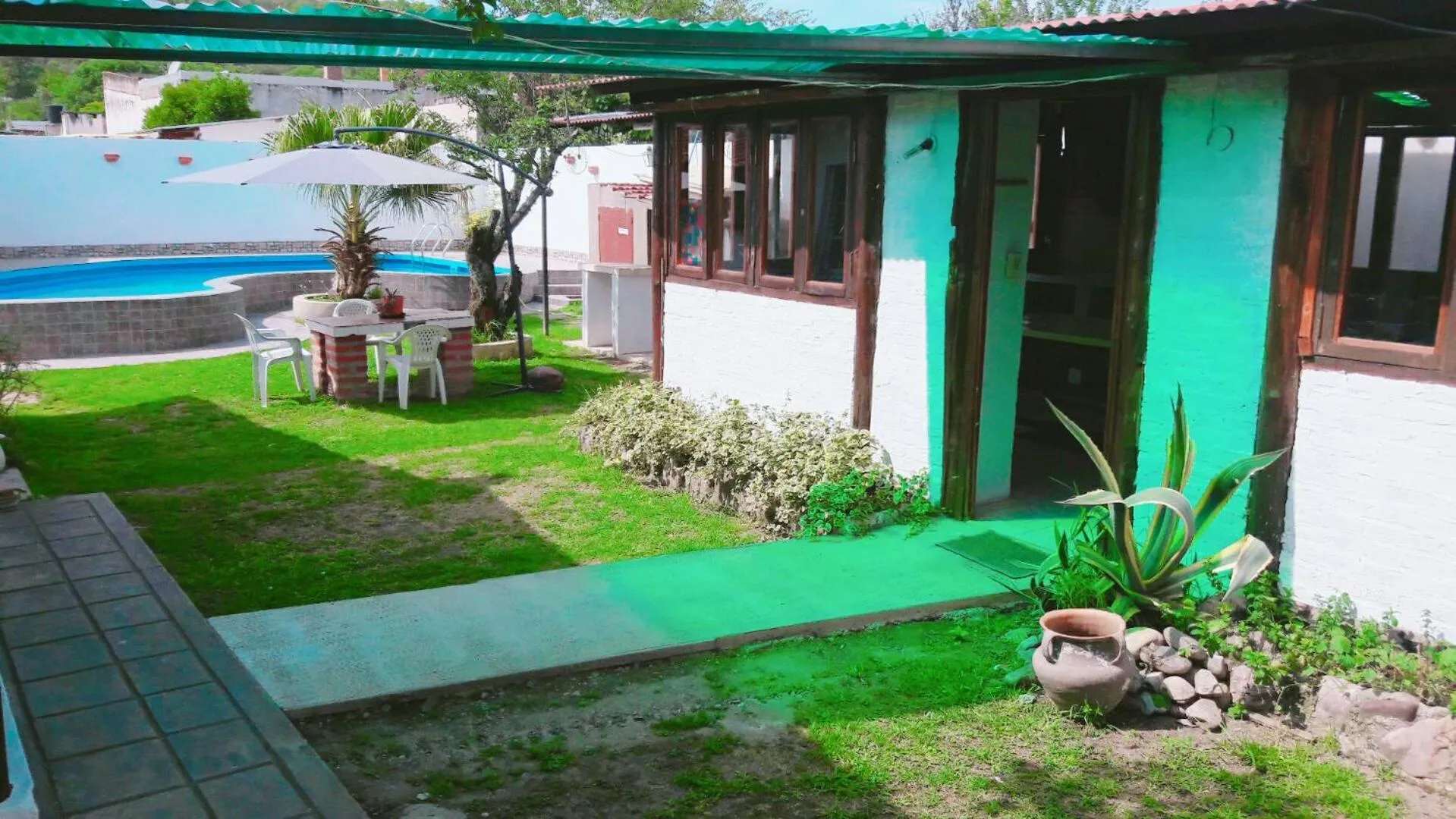 Garden in La Casa de Reyes Posada
