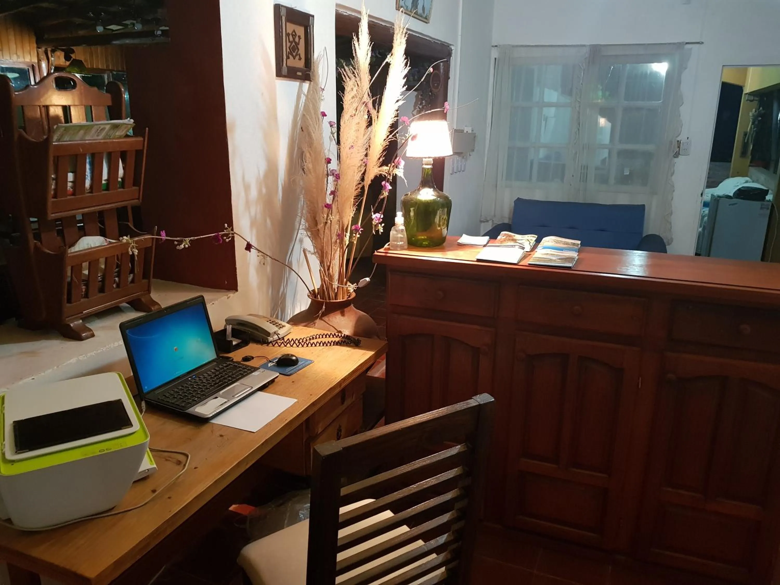 Lobby or reception in La Casa de Reyes Posada