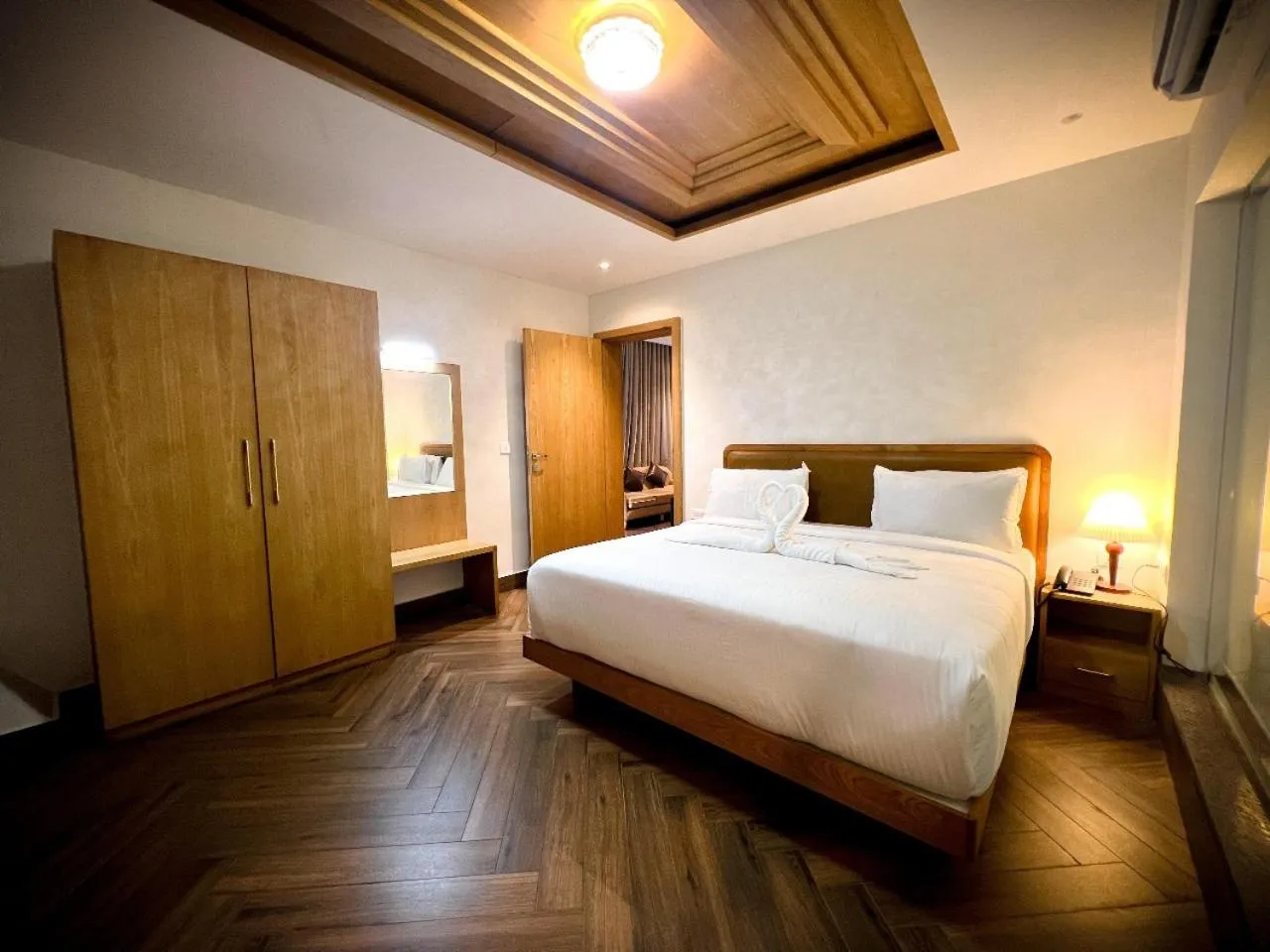 Bed in Talenresort Vythiri Villas