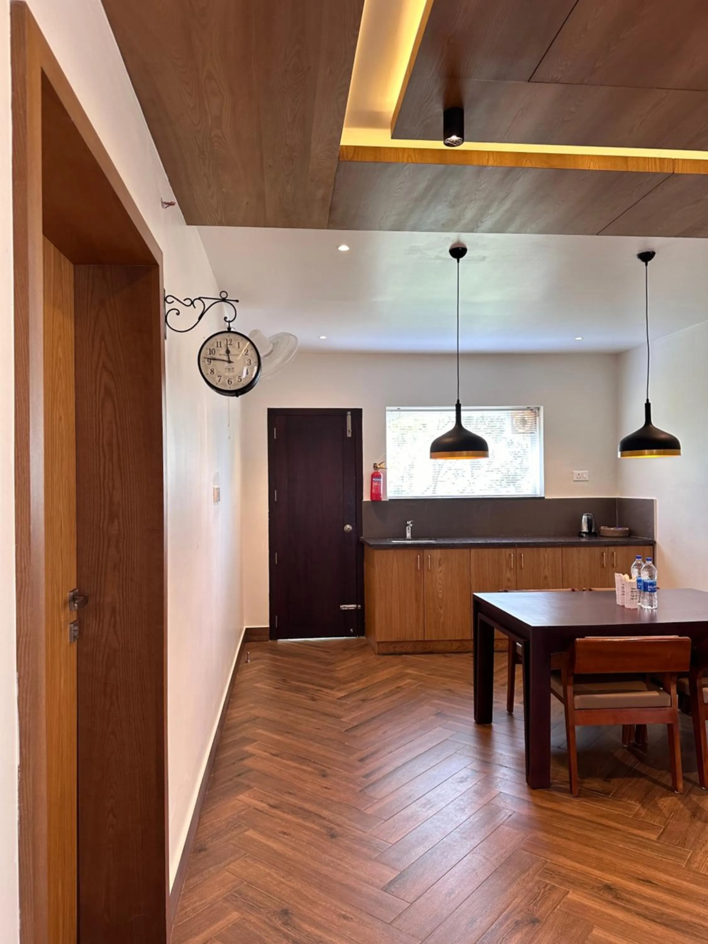 Kitchen or kitchenette in Talenresort Vythiri Villas