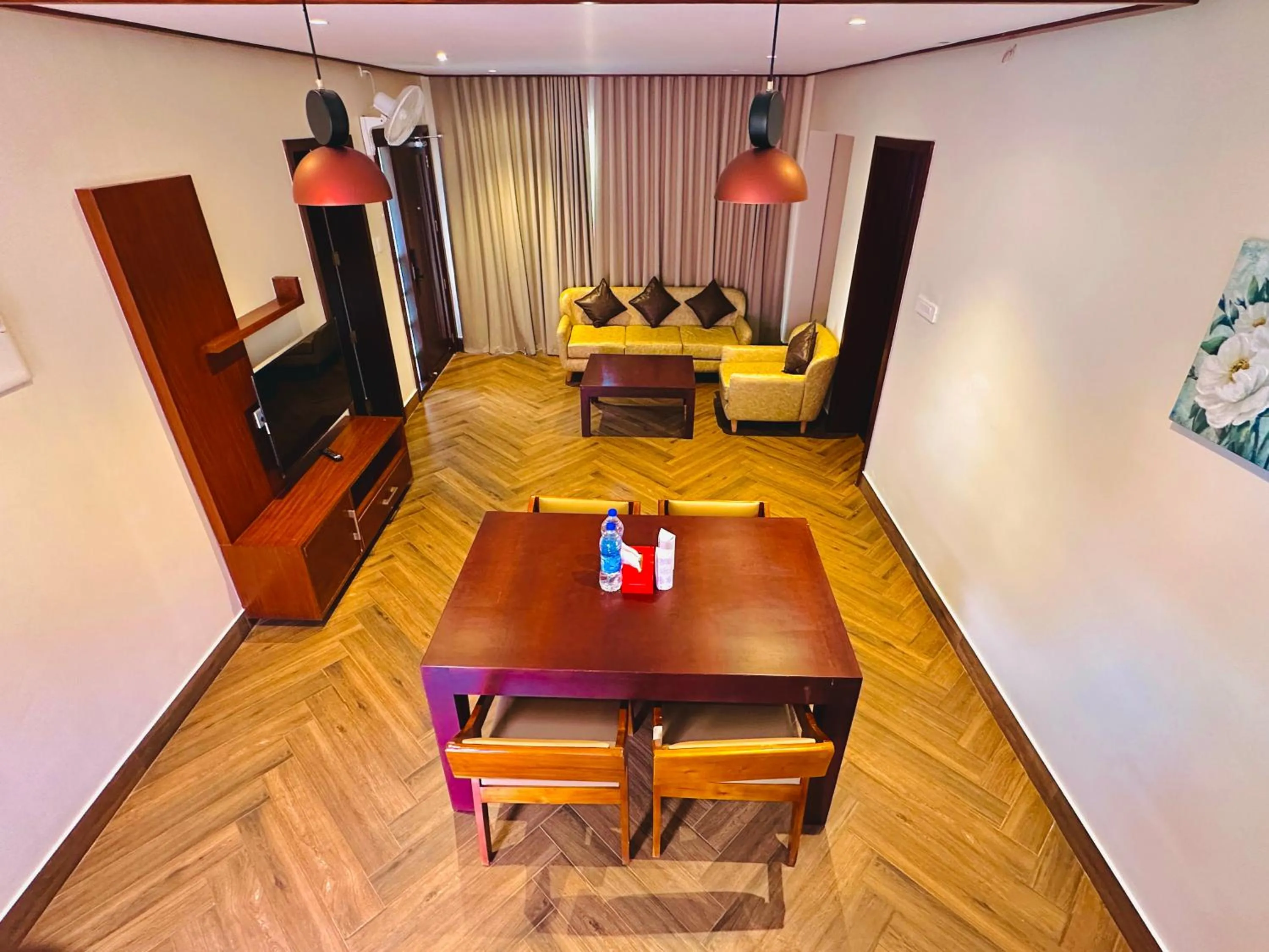 Living room in Talenresort Vythiri Villas