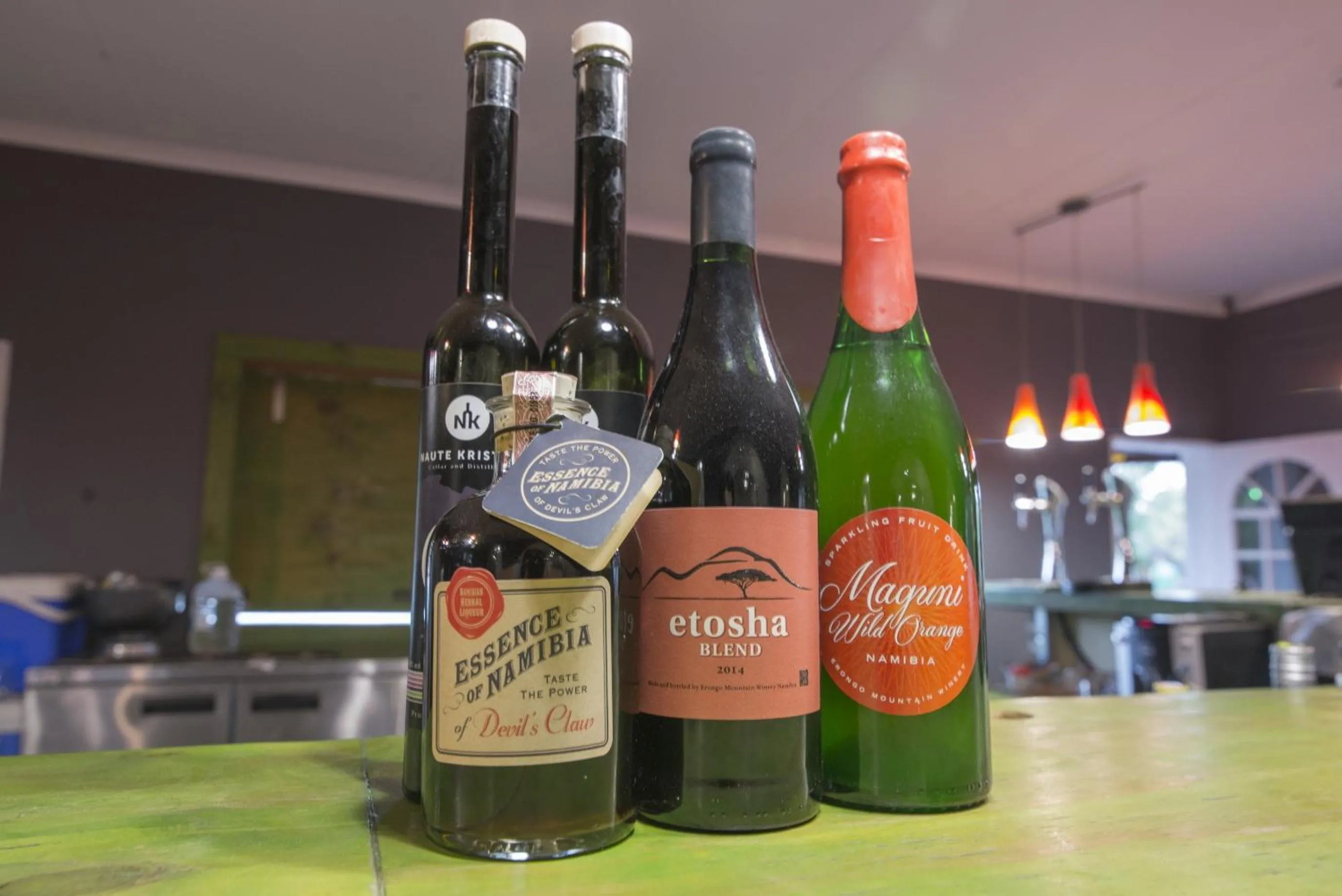 Alcoholic drinks in Gondwana Damara Mopane Lodge