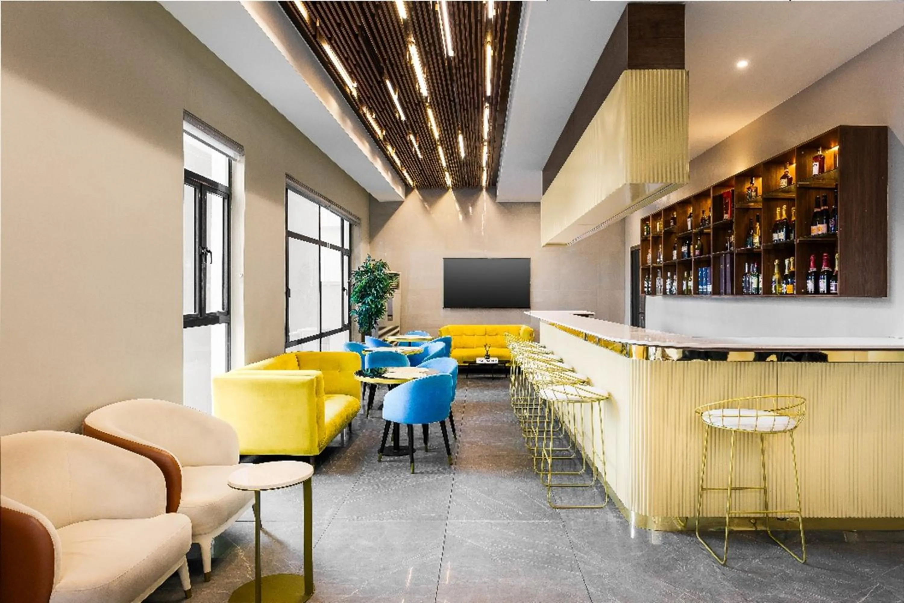Lounge or bar in Vertus Hotel and Suites