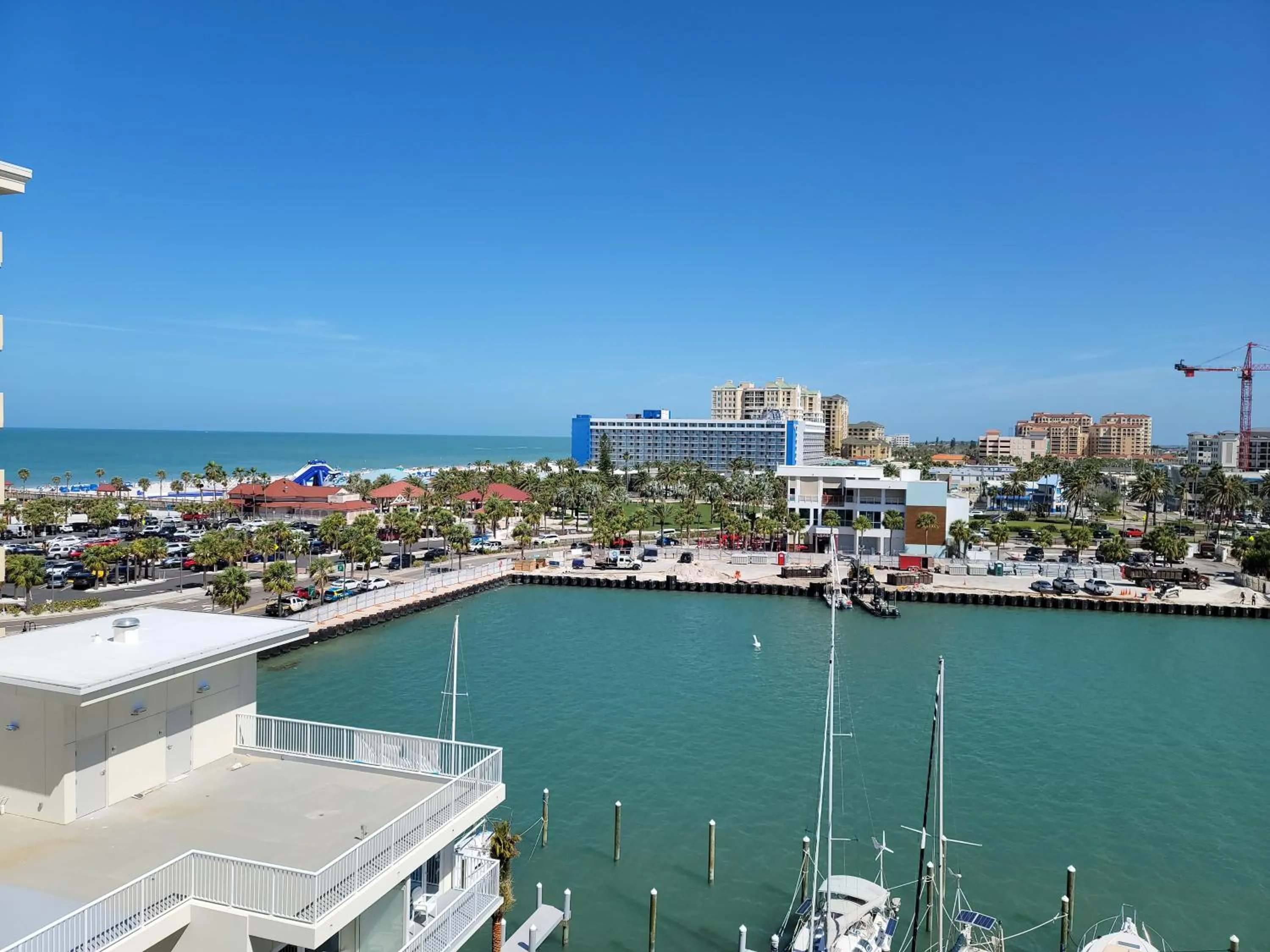 Sea view in ChartHouse Clearwater Beach Marina Hotel
