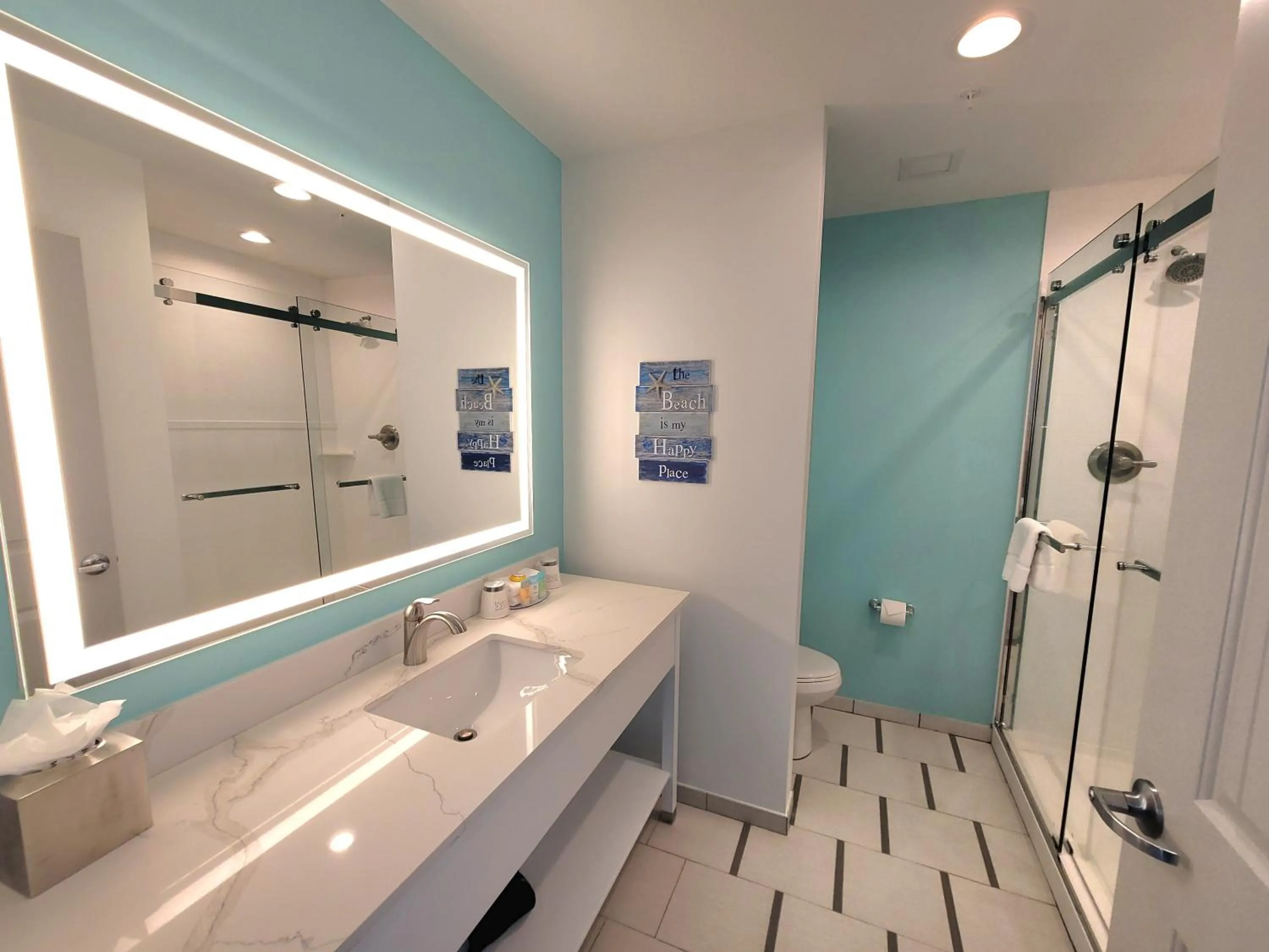Bathroom in ChartHouse Clearwater Beach Marina Hotel