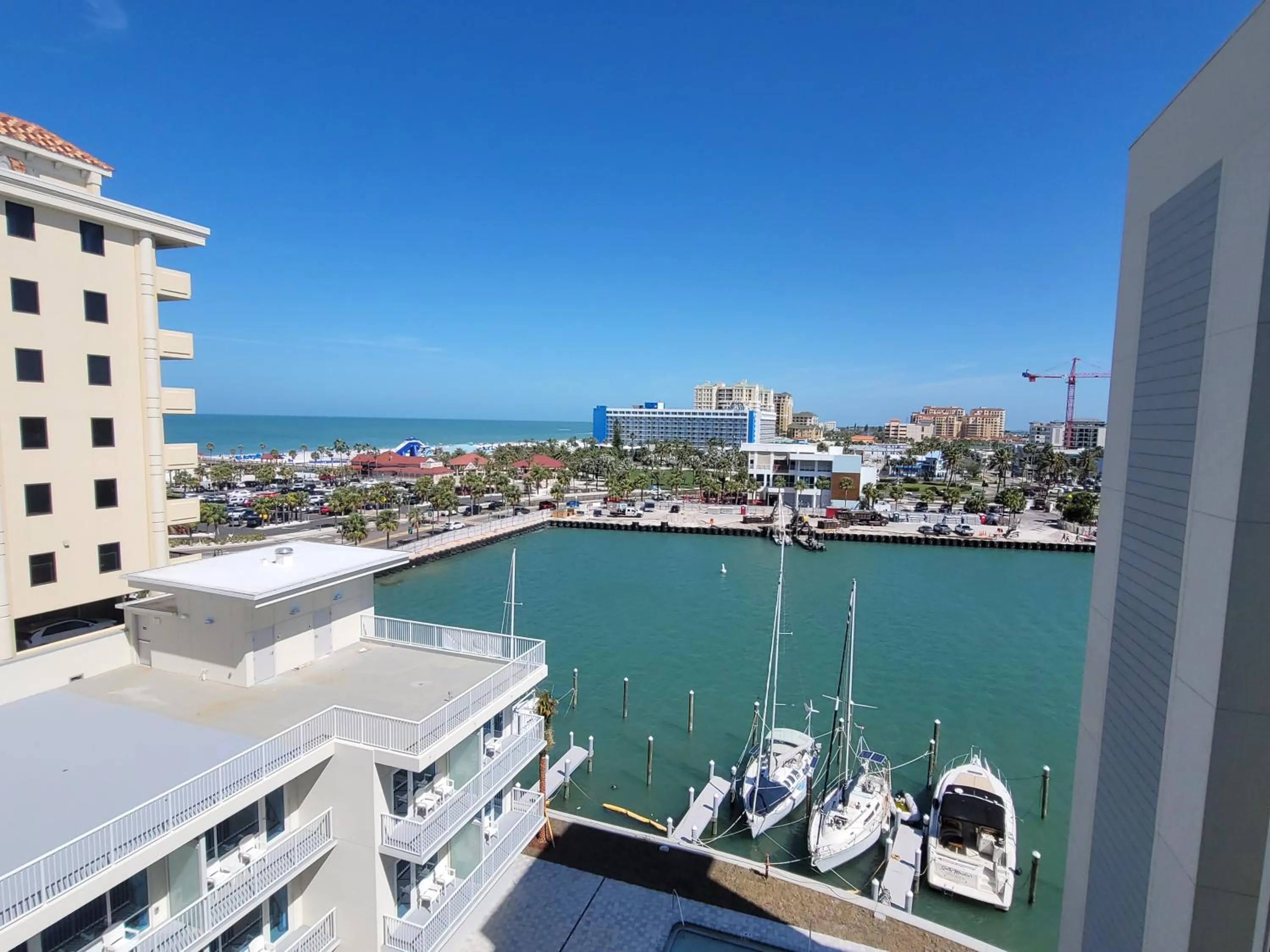 Sea view in ChartHouse Clearwater Beach Marina Hotel