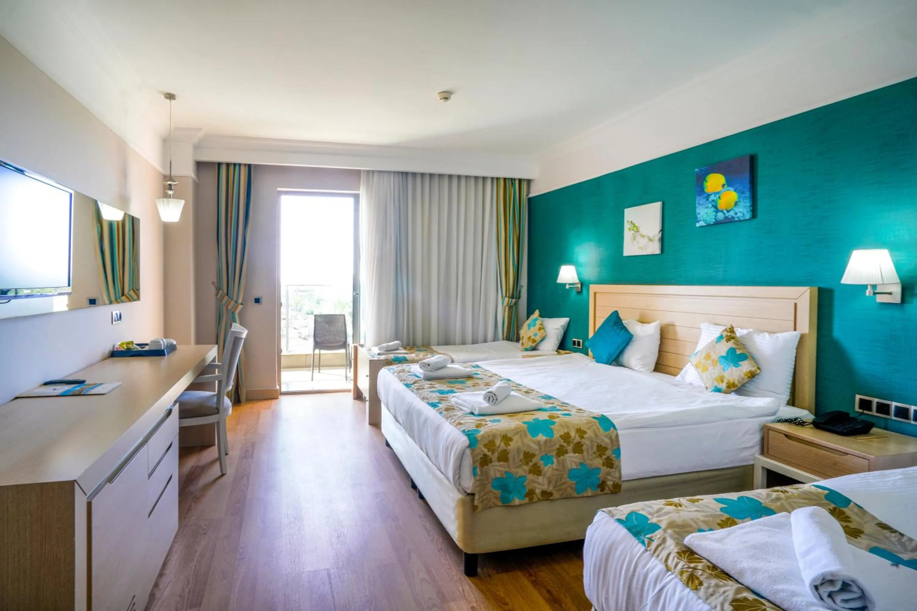 Bed in Linda Sunny Beach Hotel & Spa-Ultra All Inclusive