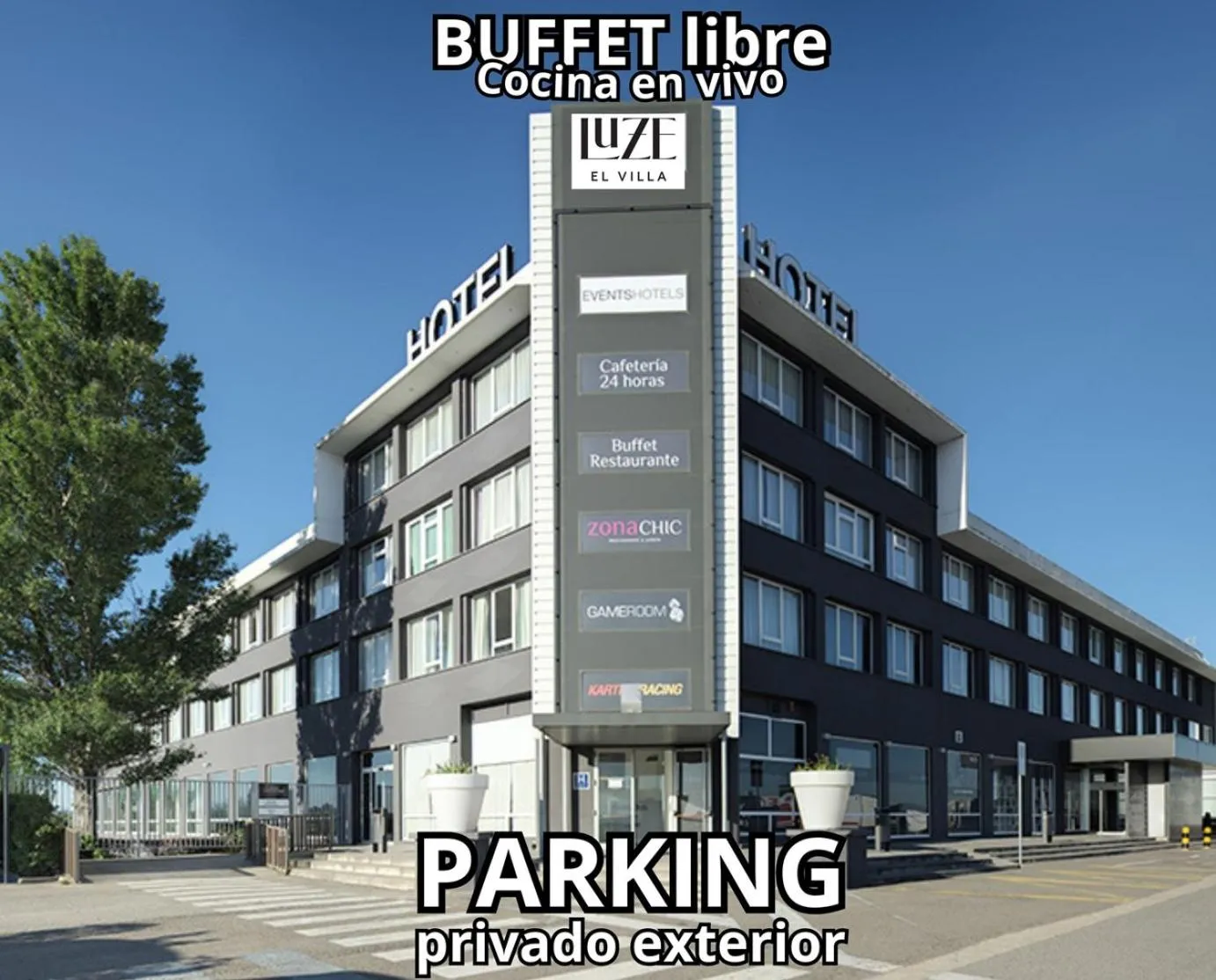 Property building in Hotel Luze El Villa