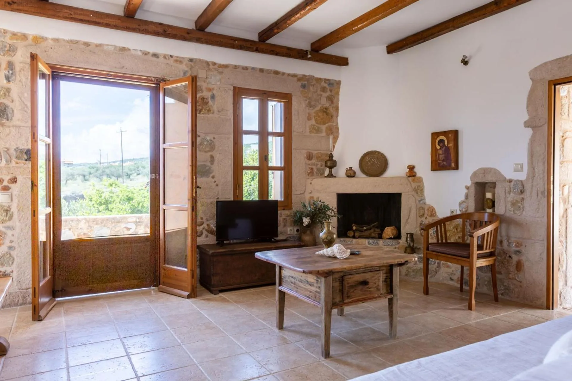 Living room in Tzokeika Traditional Settlement