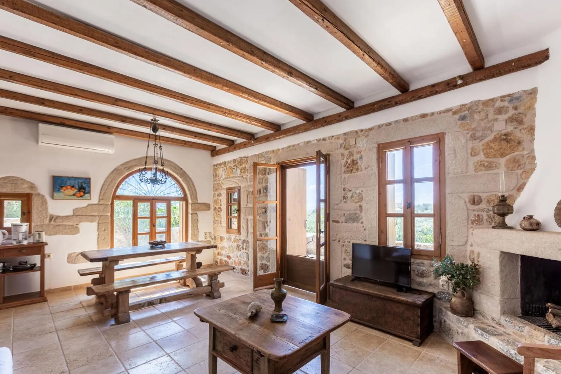 Living room in Tzokeika Traditional Settlement
