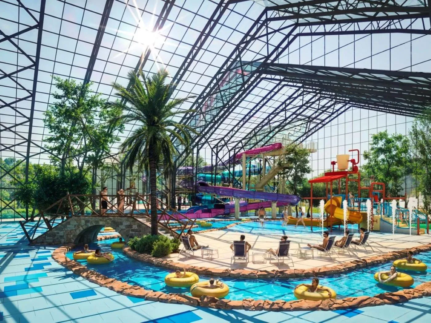 Aqua park in Amadria Exclusive Beach Villa