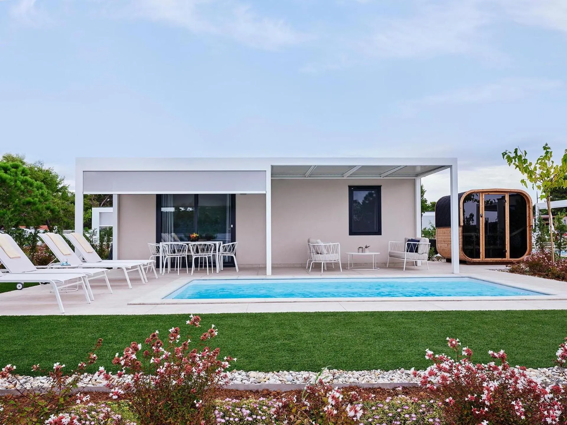 Sauna in Amadria Exclusive Beach Villa