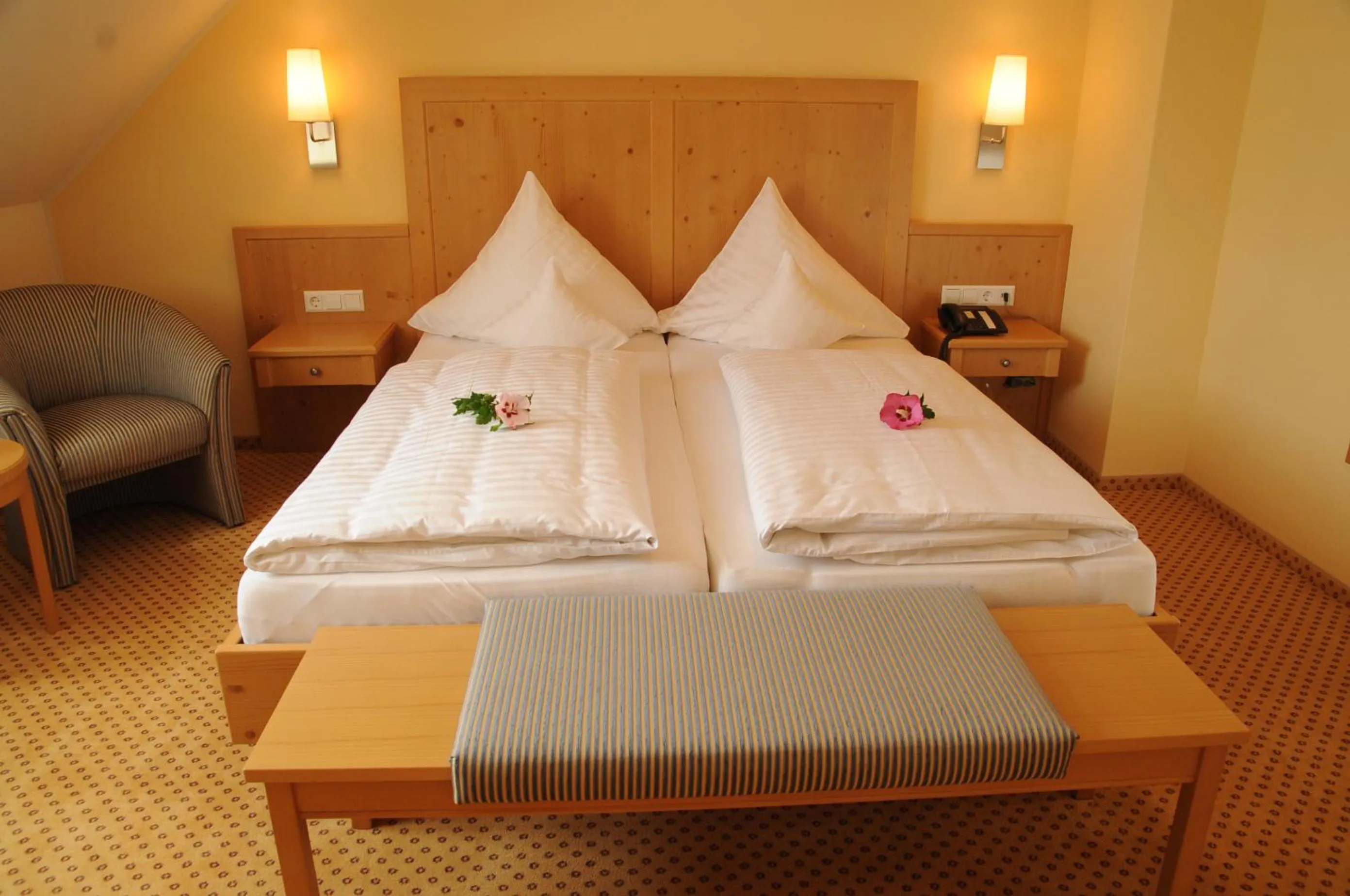 Bed in Beierleins Hotel & Catering GMBH