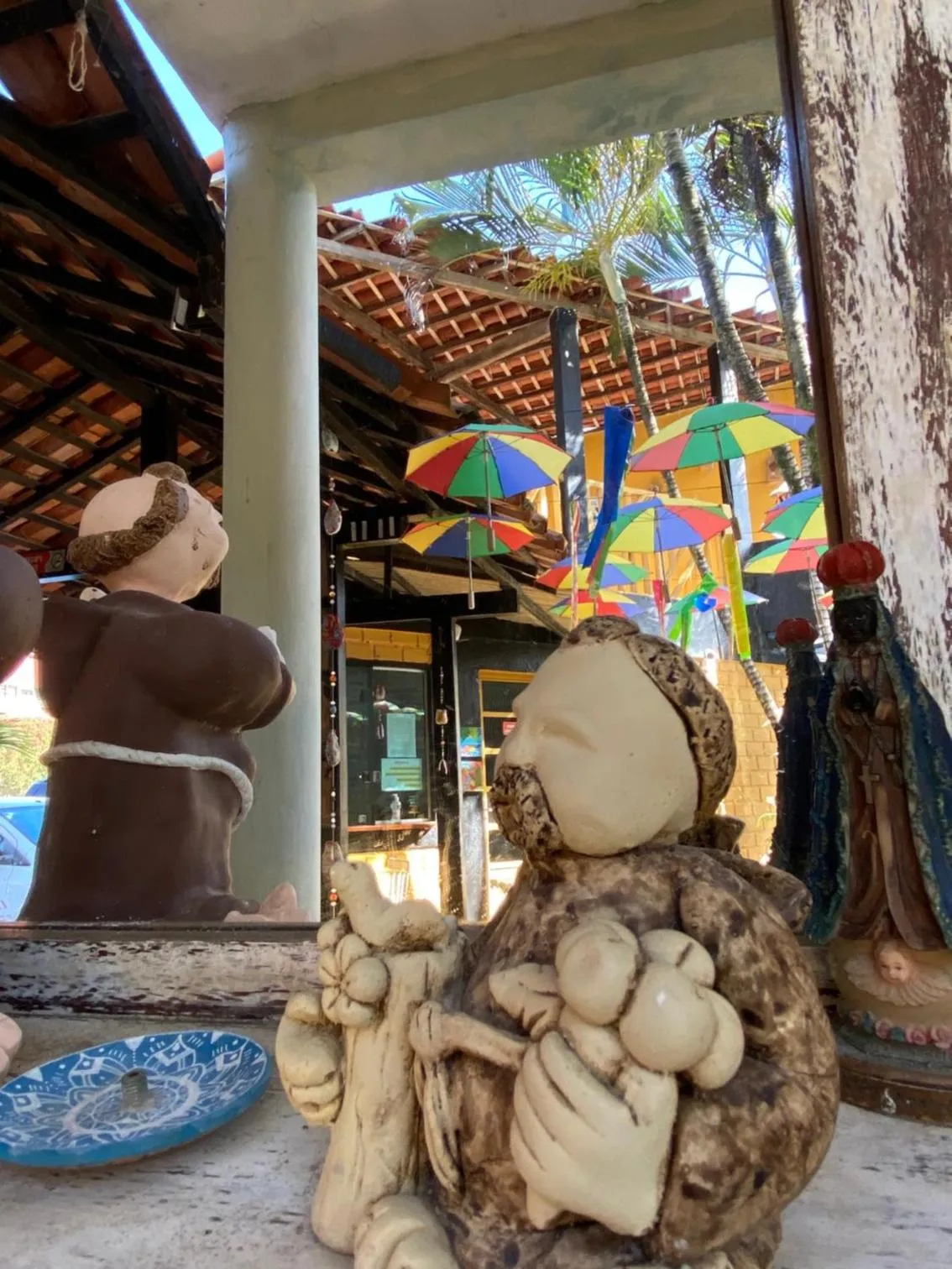 Lobby or reception in Pousada Girassol