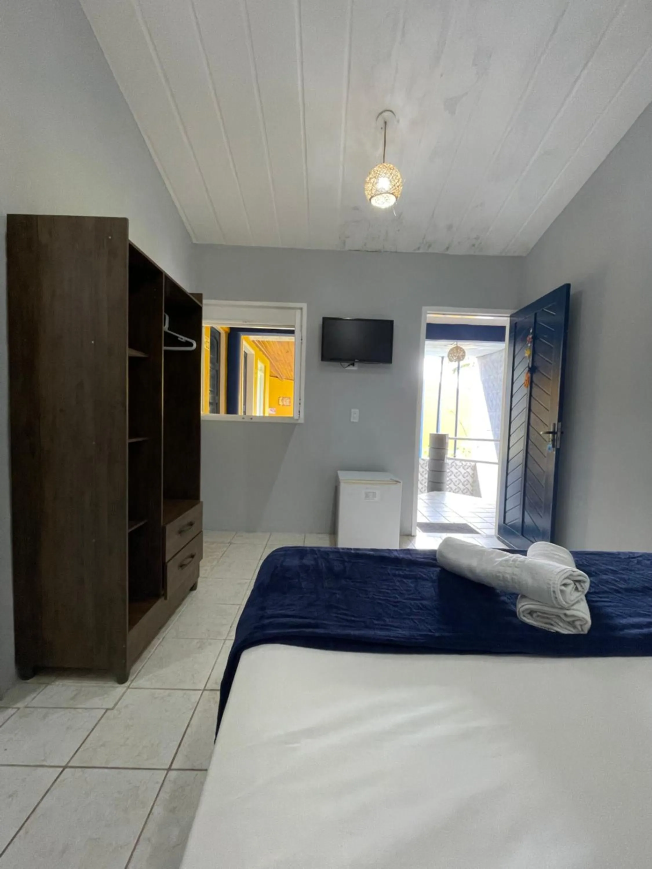 Bed in Pousada Girassol