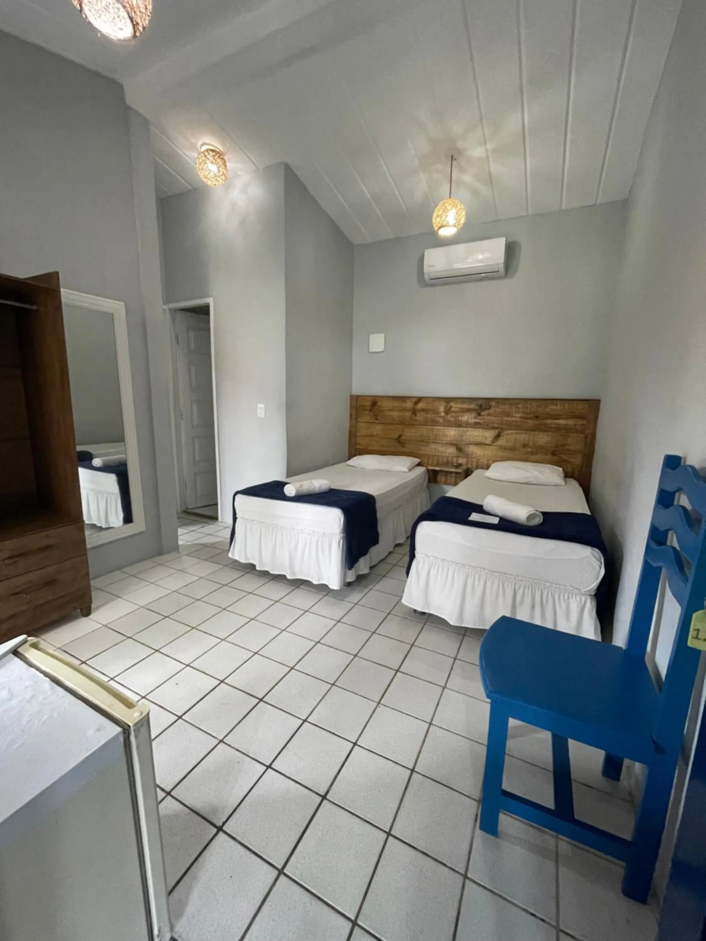 Bed in Pousada Girassol