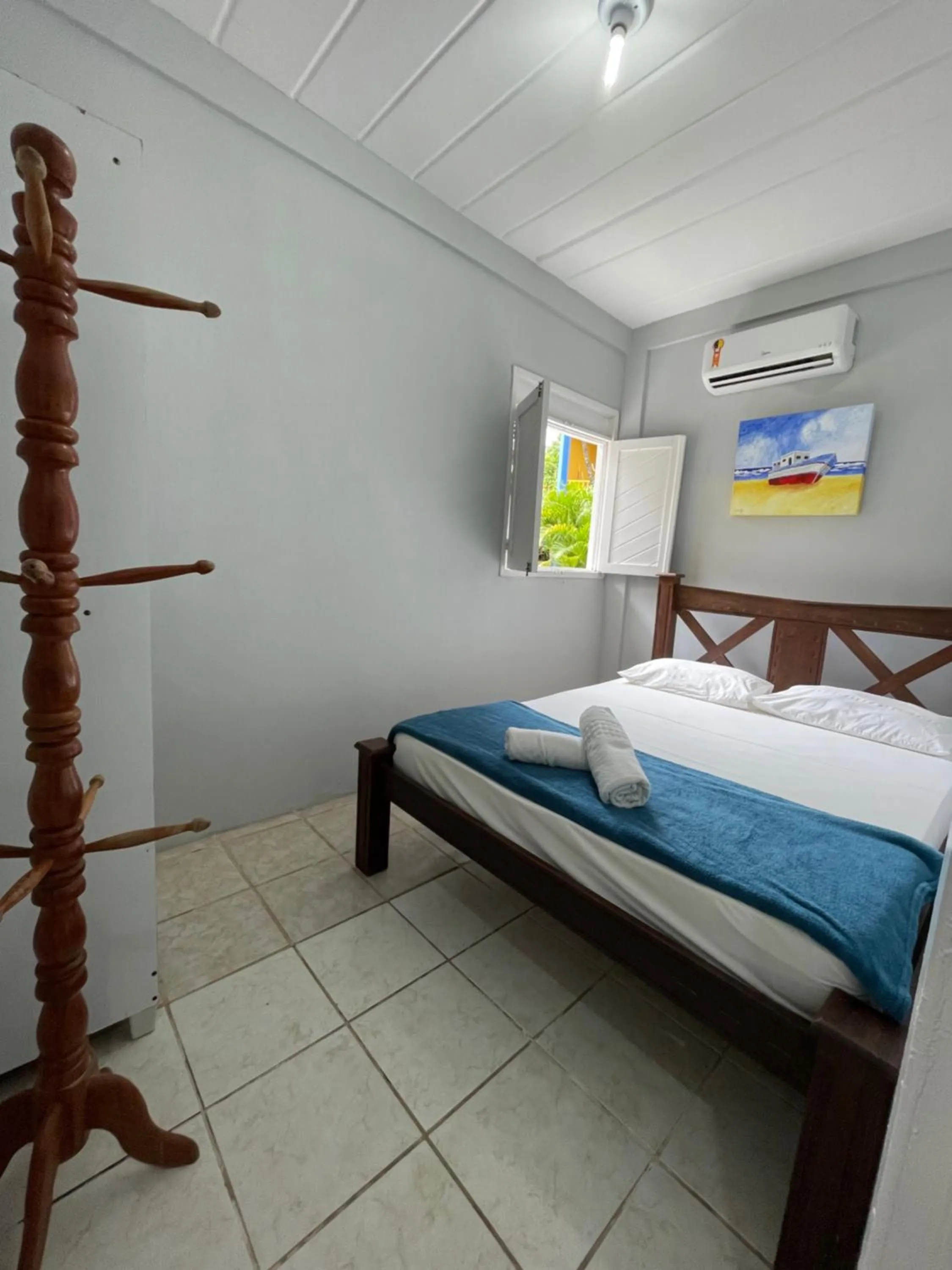 Bed in Pousada Girassol