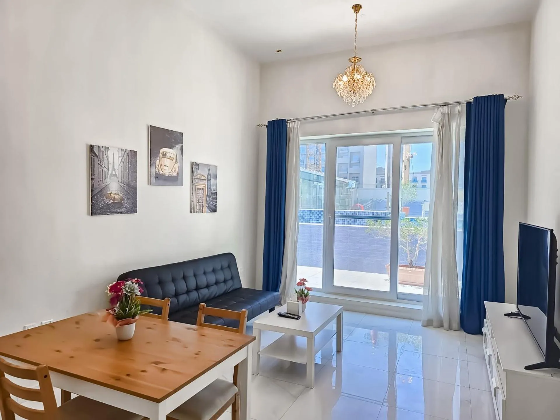 Living room in MK Residence JVC