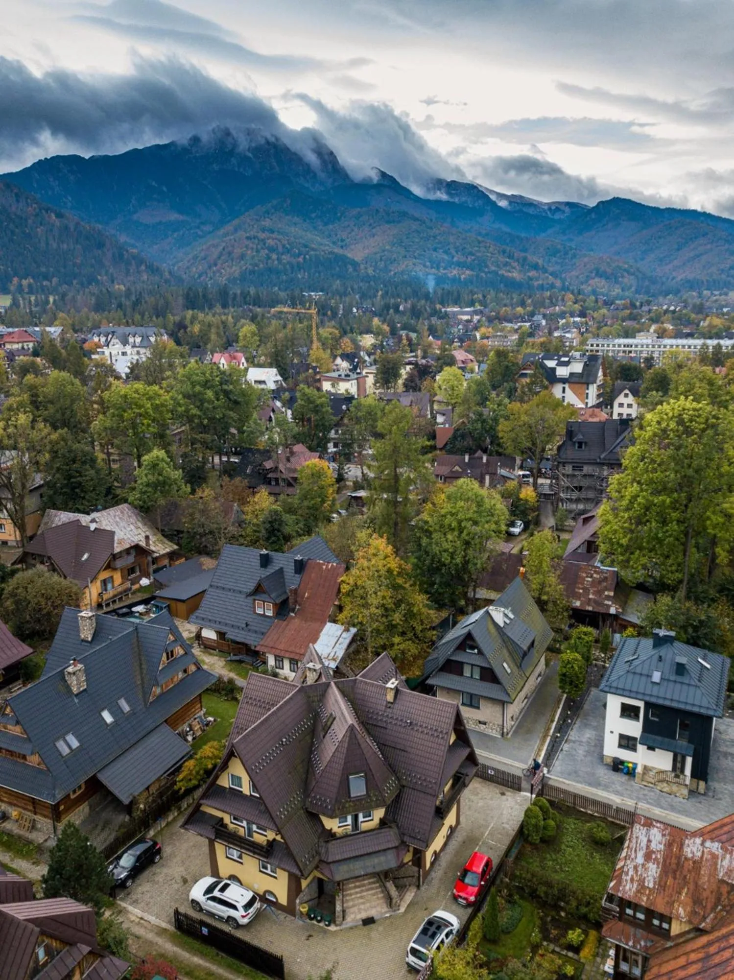 Bird's eye view in Willa Znana