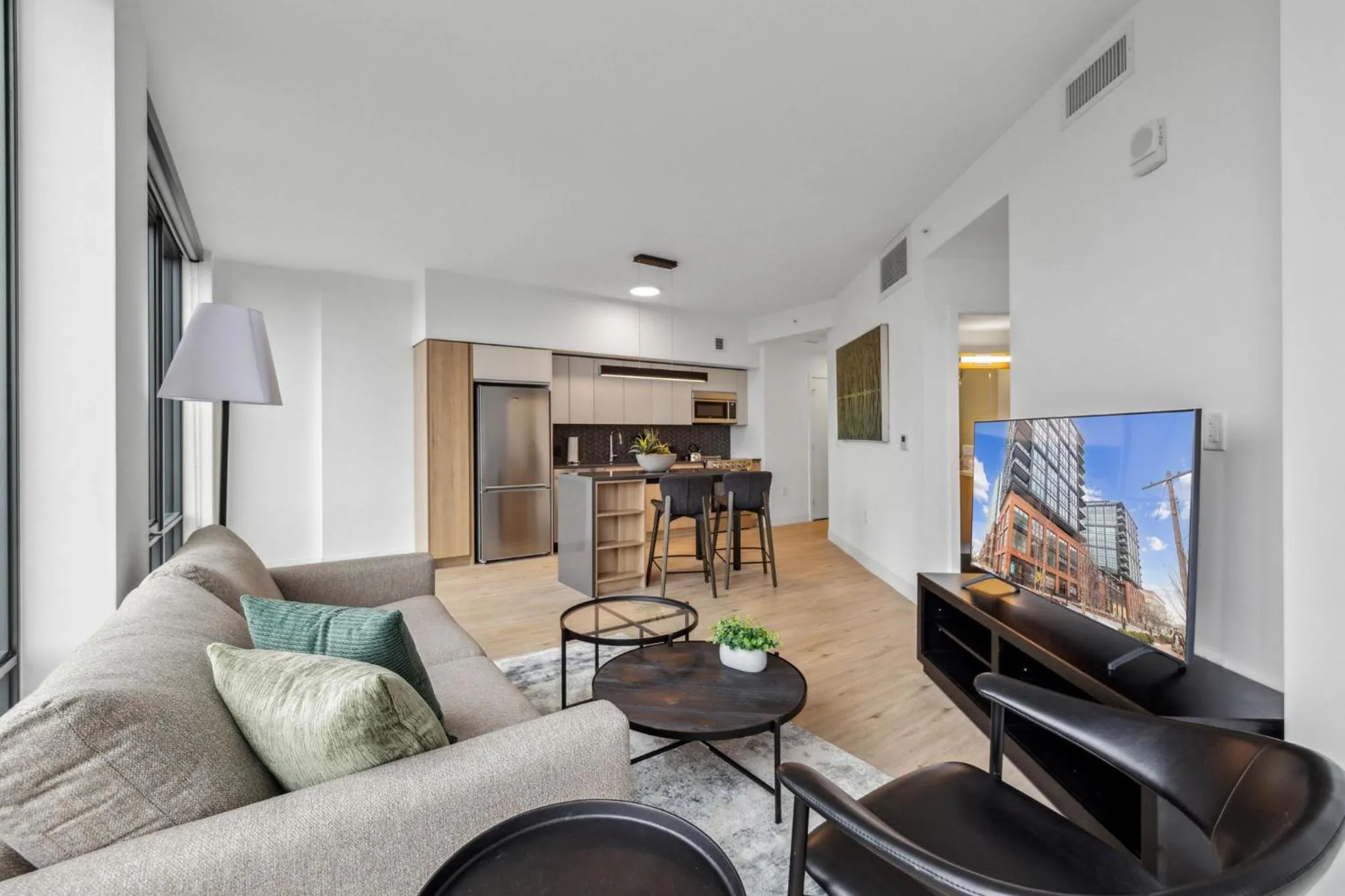 Living room in Placemakr Buzzard Point