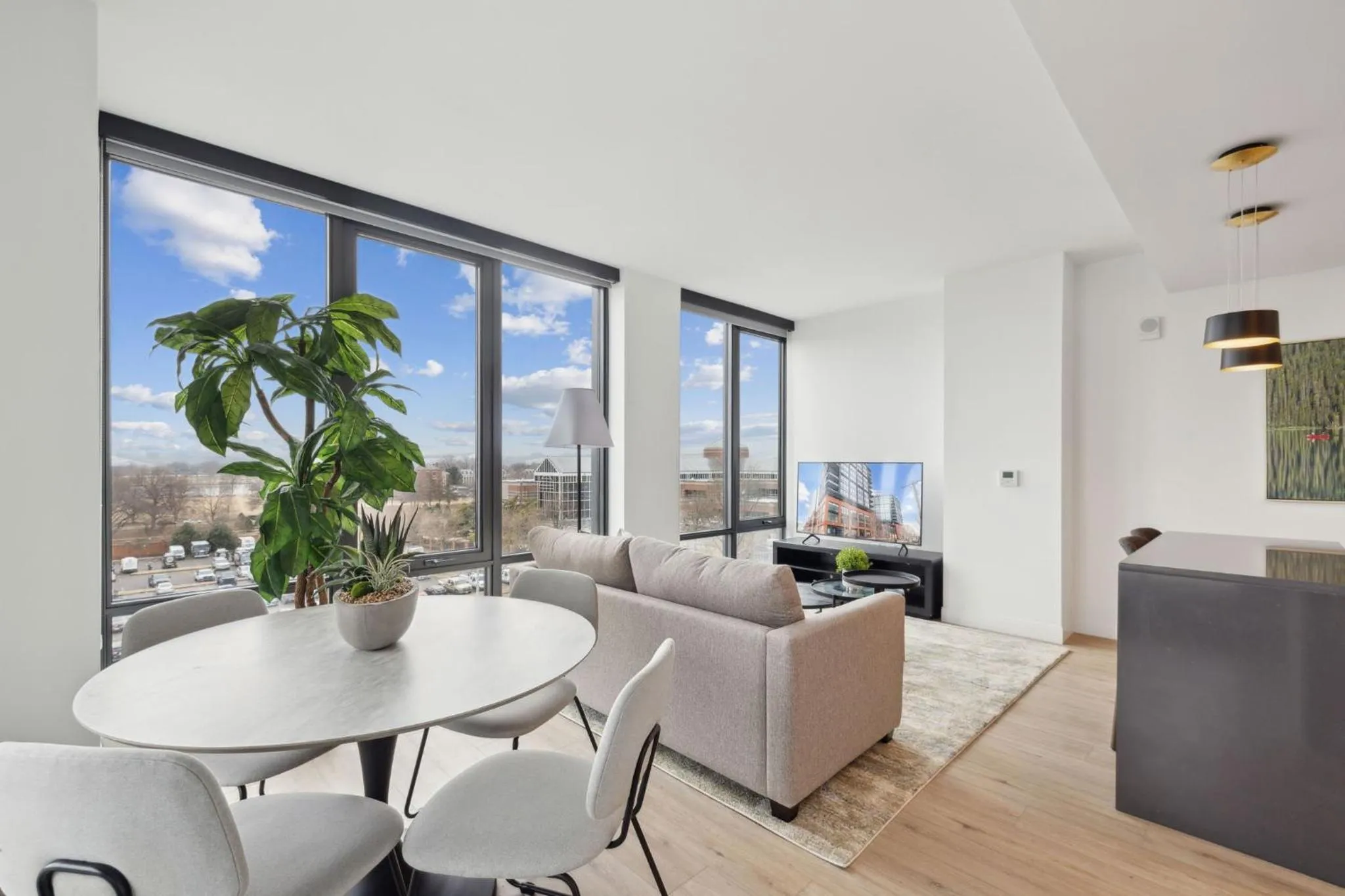 Living room in Placemakr Buzzard Point