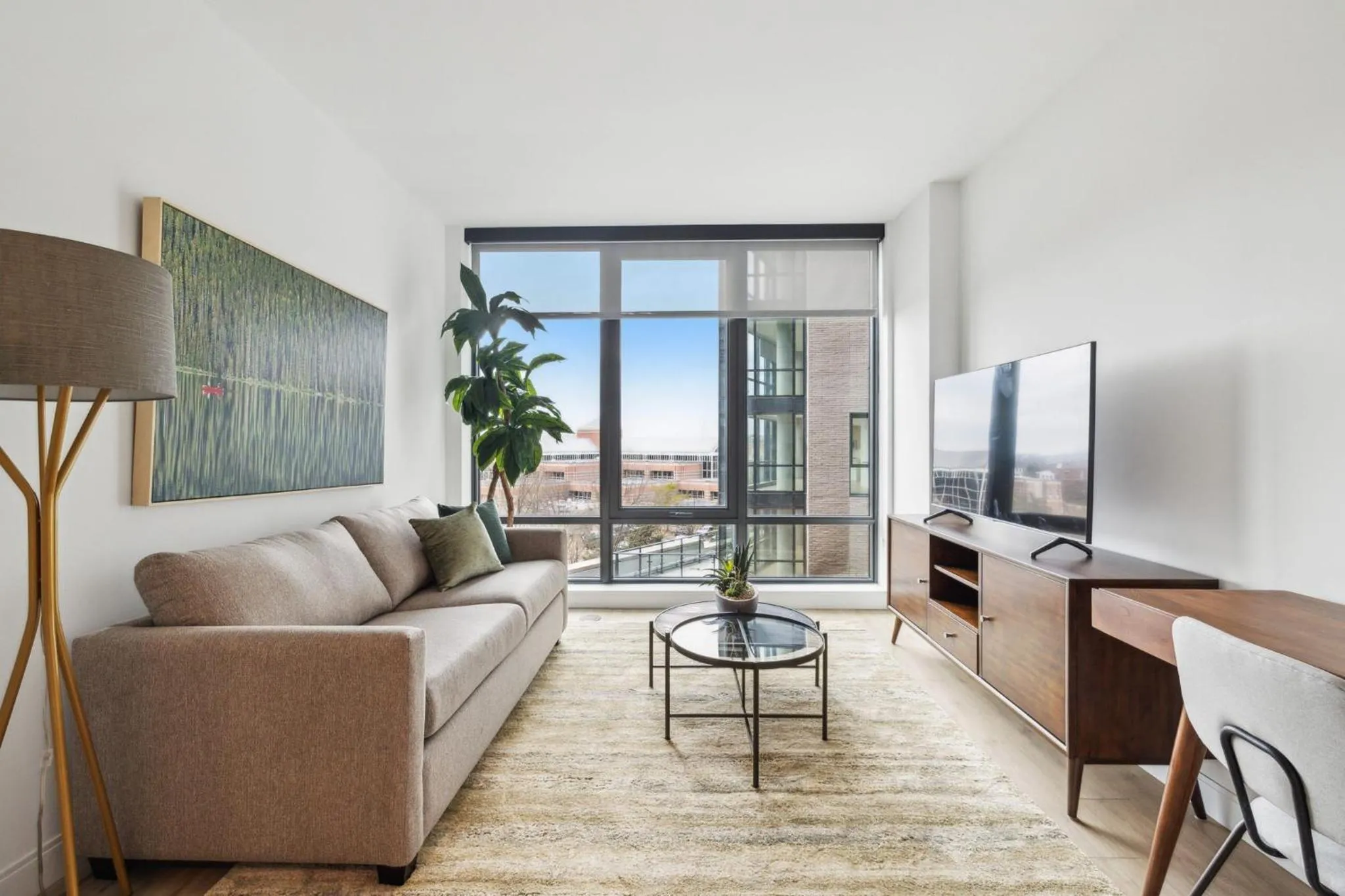 Living room in Placemakr Buzzard Point