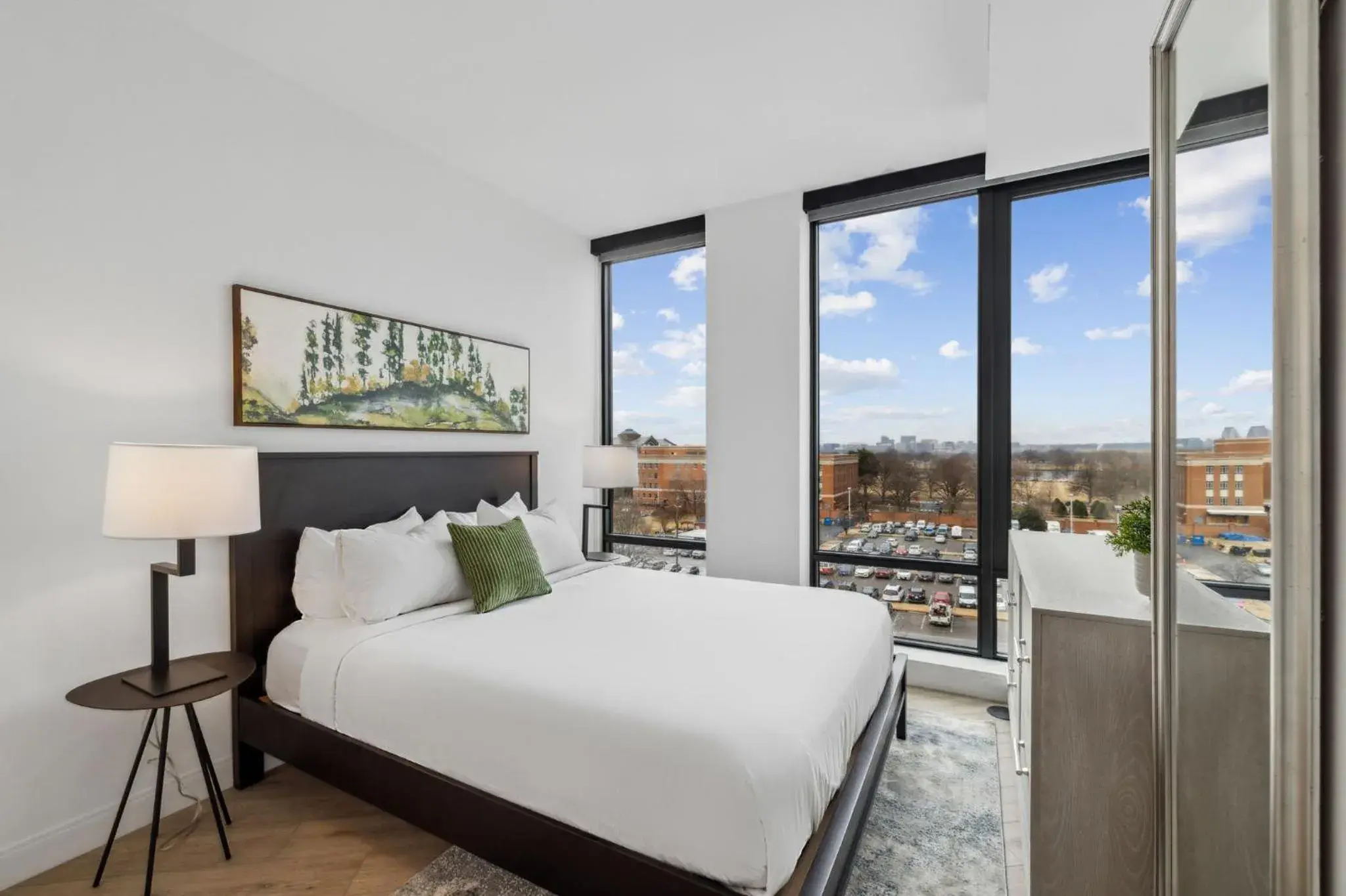 View (from property/room), Bed in Placemakr Buzzard Point View (from property/room), Bed in Placemakr Buzzard Point