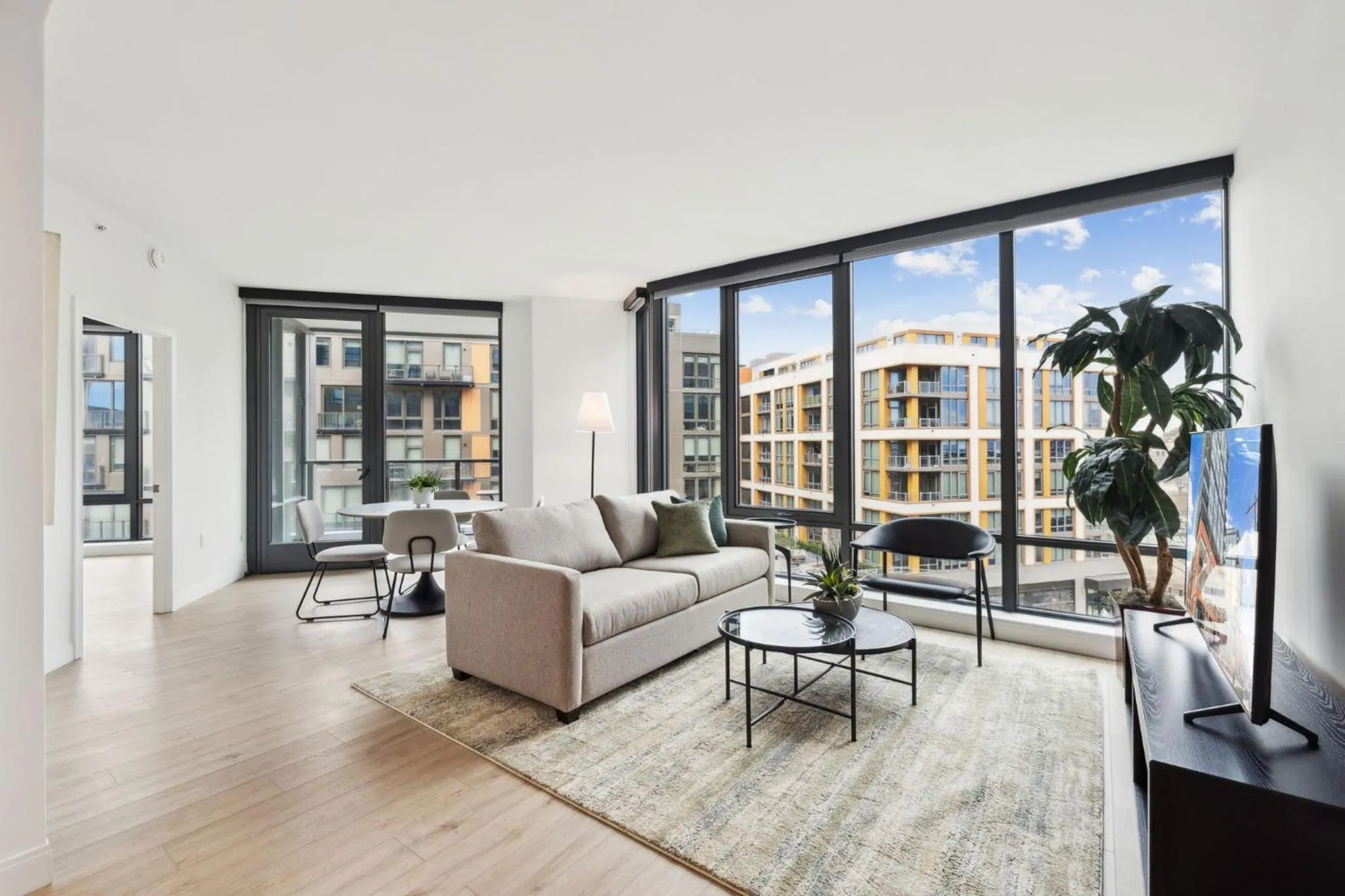 Living room in Placemakr Buzzard Point