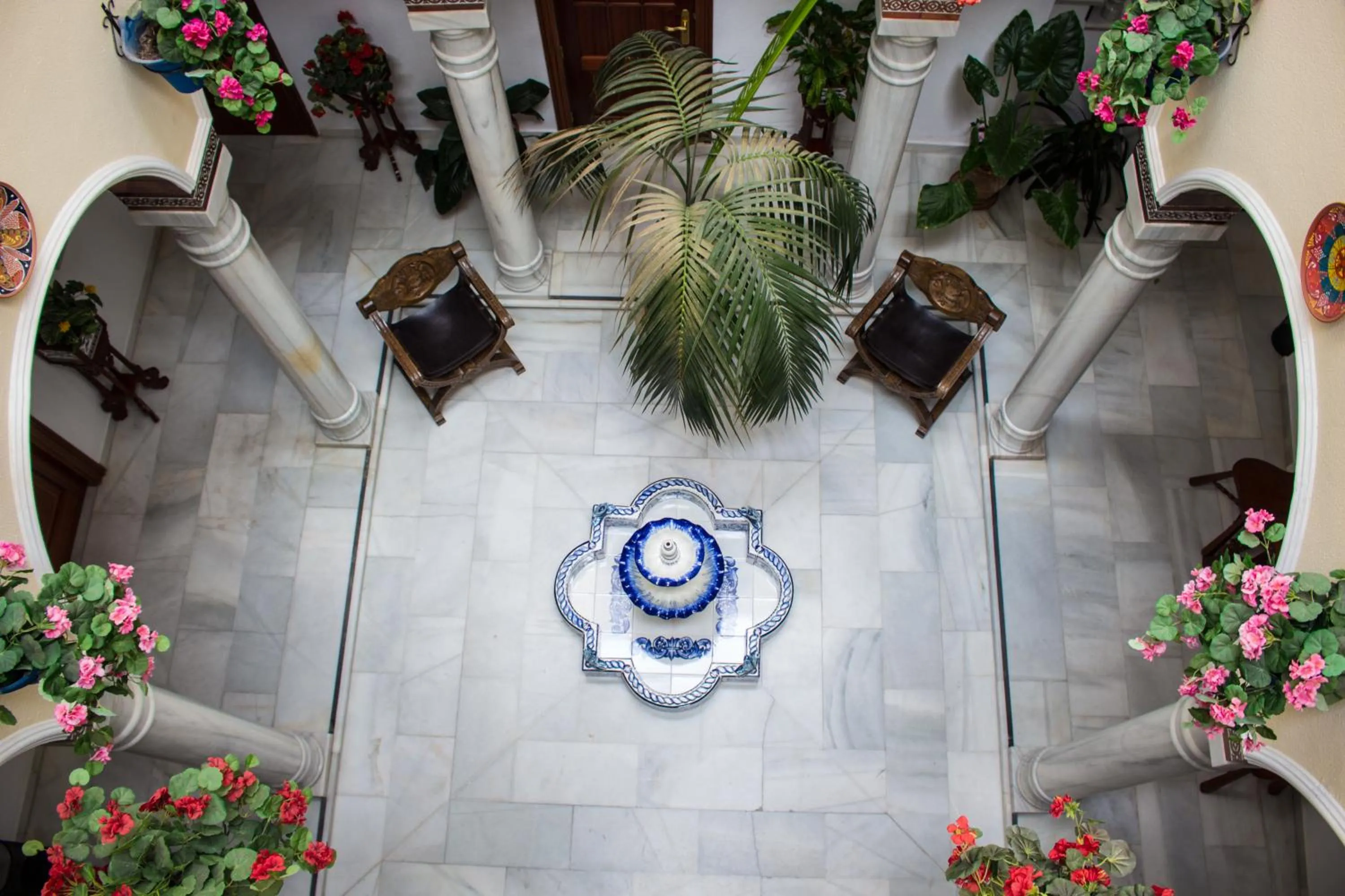 Patio in La Casa de los Faroles