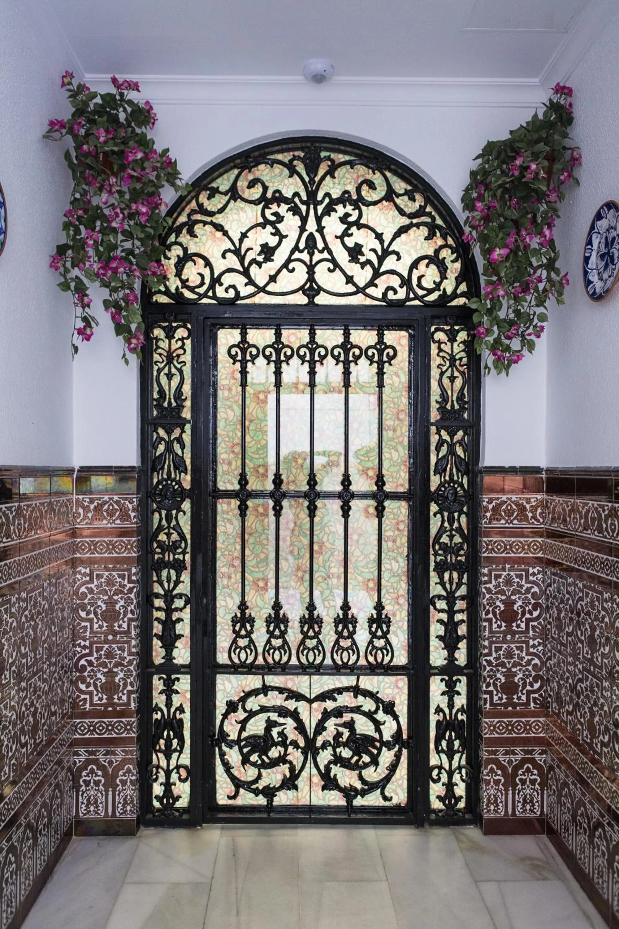 Lobby or reception in La Casa de los Faroles