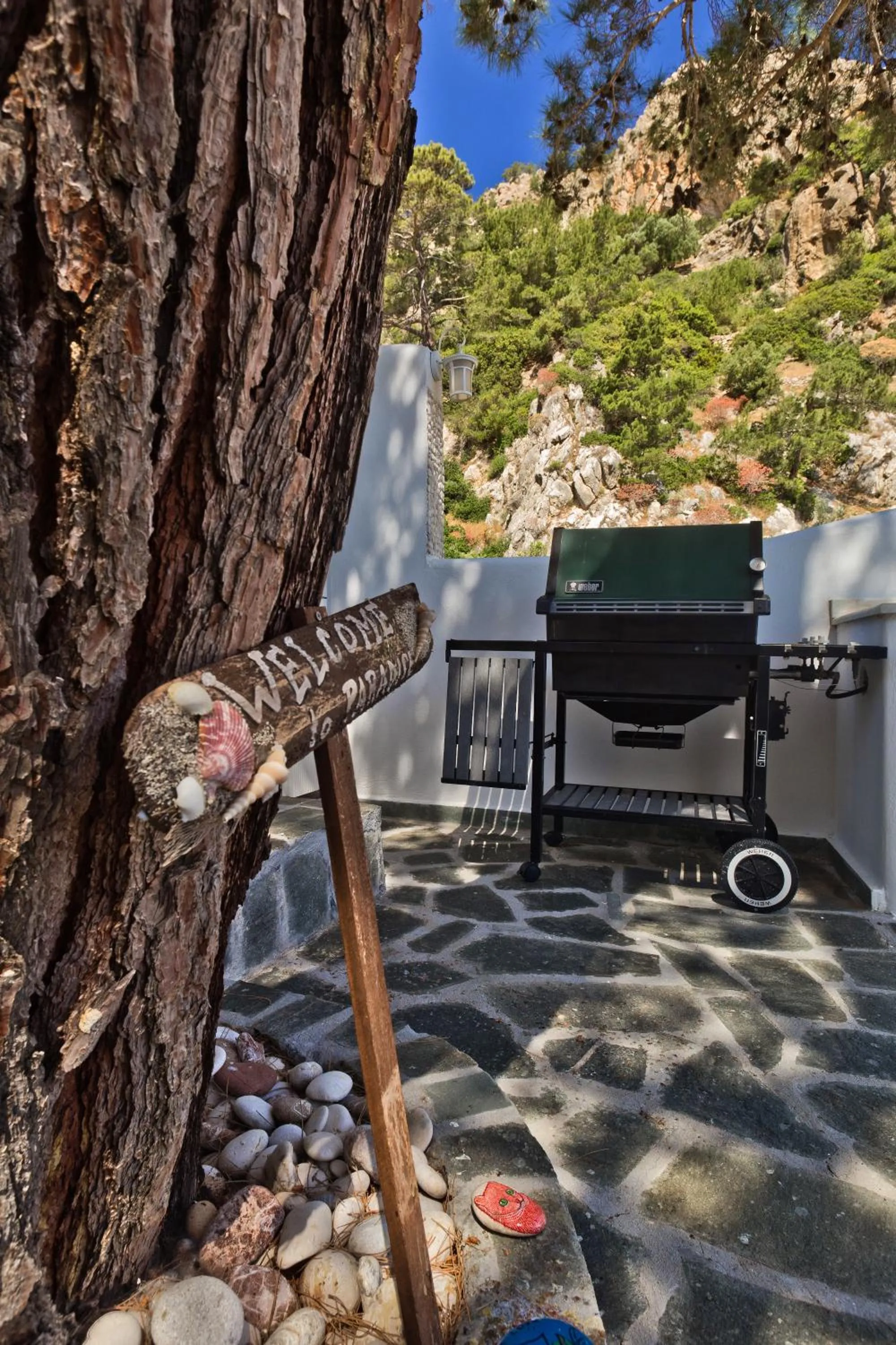 BBQ facilities in Villa Stamatina