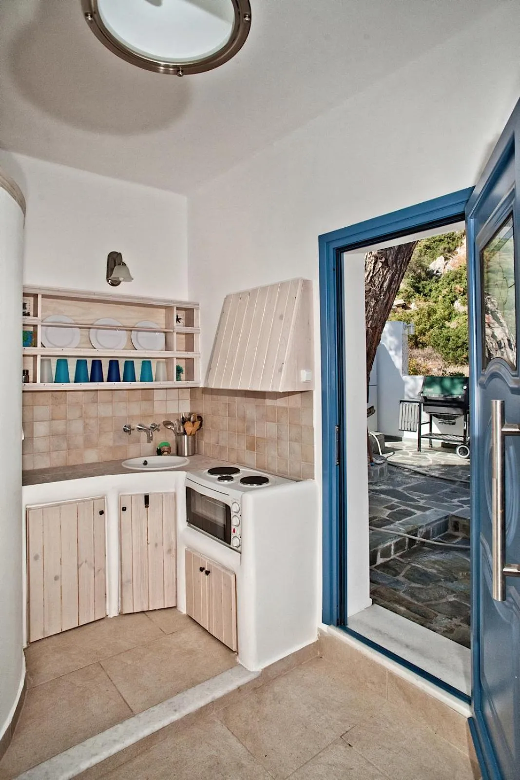 BBQ facilities in Villa Stamatina