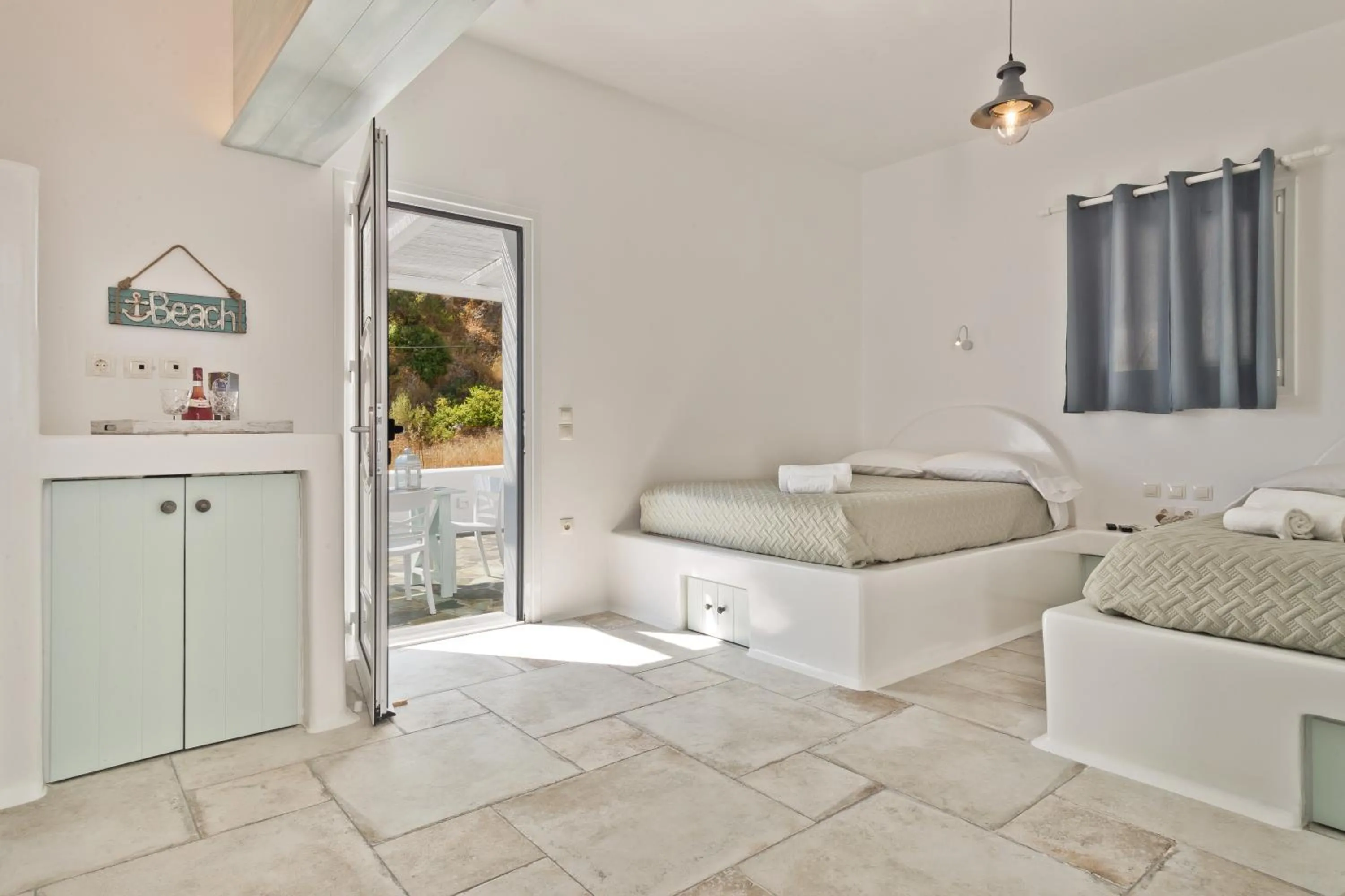 Bed in Villa Stamatina