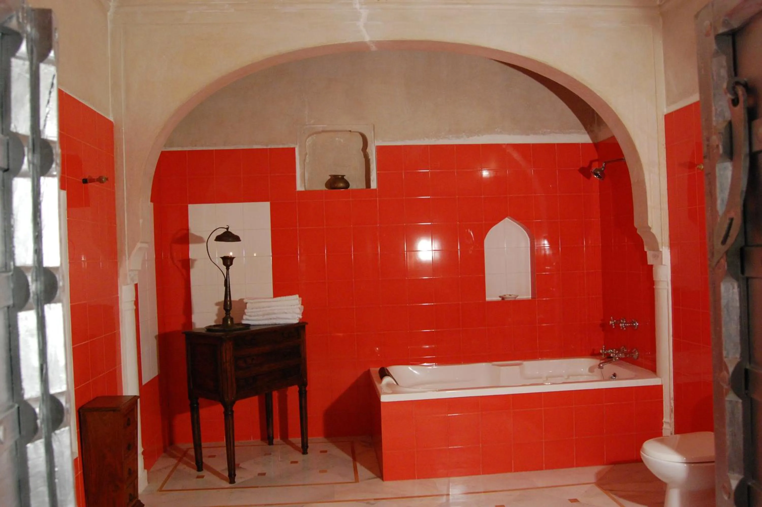 Bathroom in Hotel Chobdar Haveli