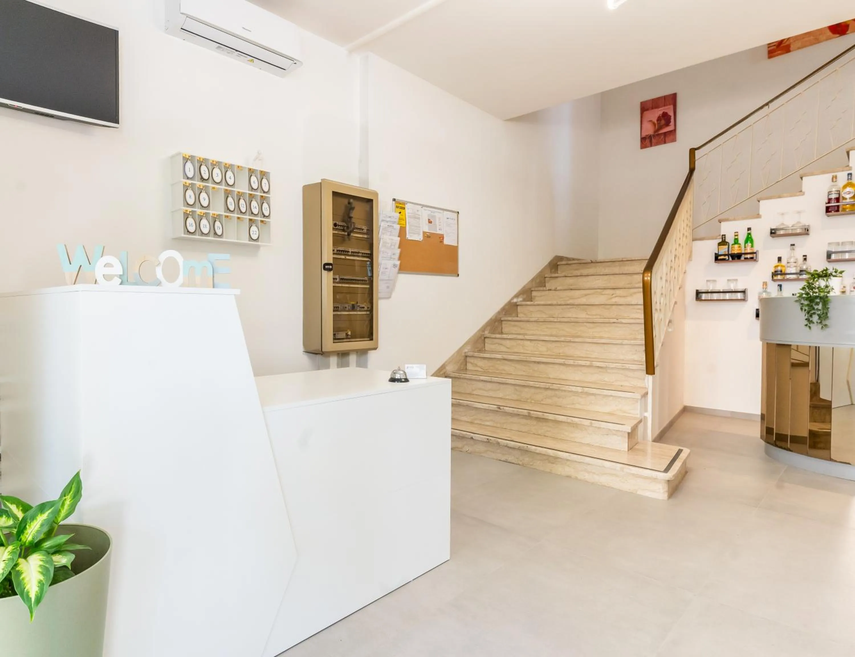 Lobby or reception in Hotel Mara