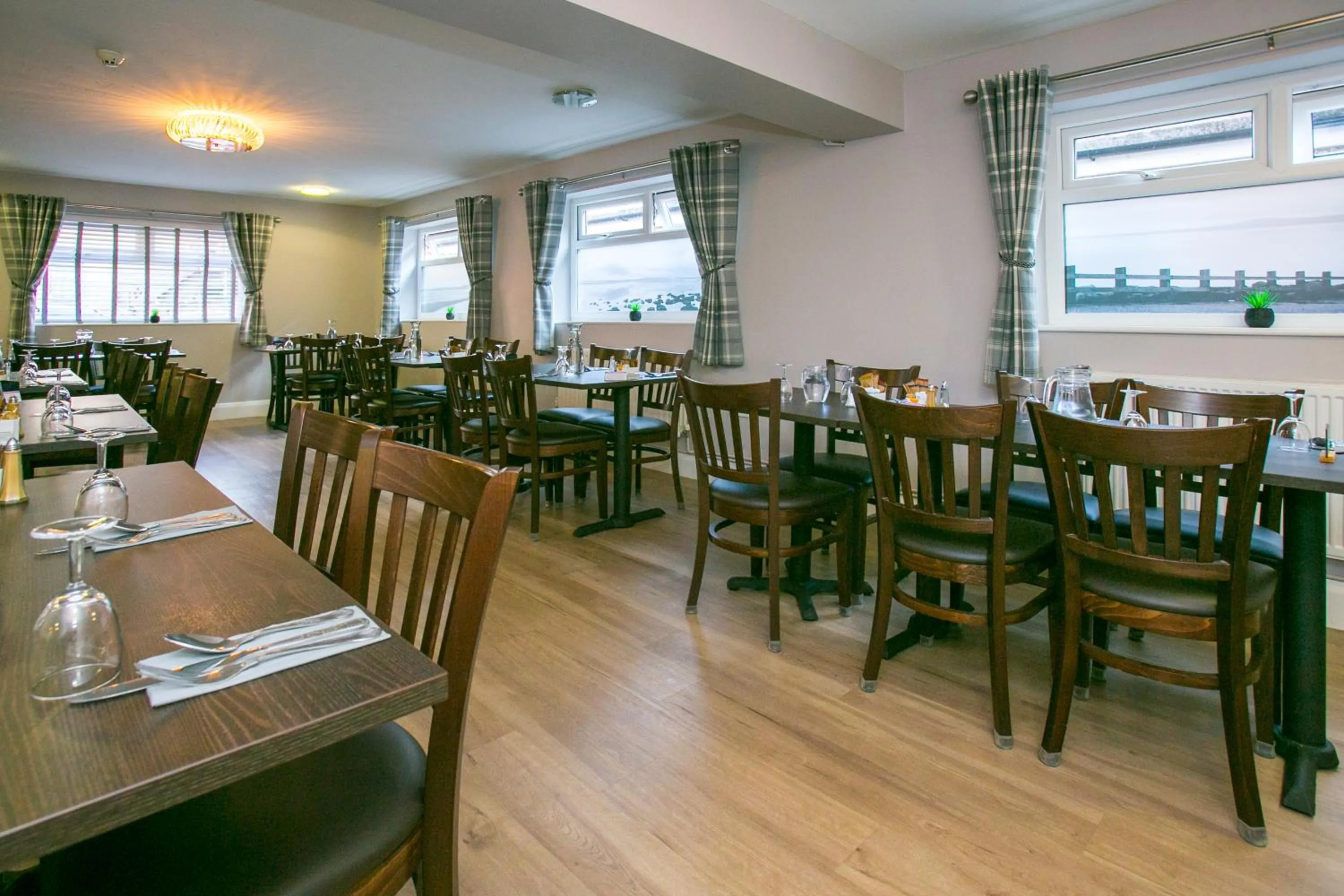 Dining area in The Auckland Hotel