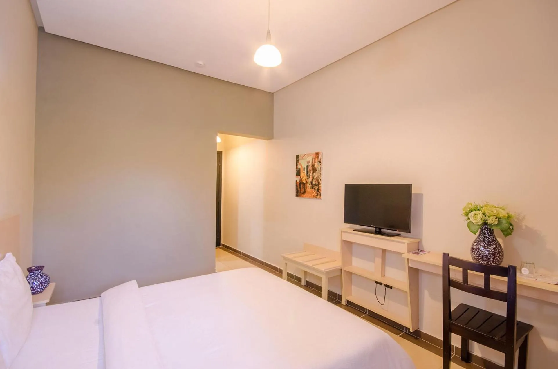 TV and multimedia, Bed in INOU Hotel Aourir
